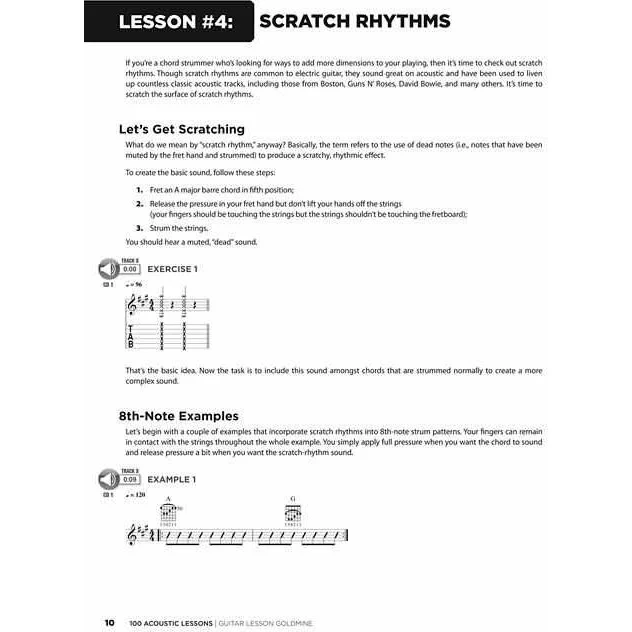 100 Acoustic Lessons - Guitar Lesson Goldmine - Image 4