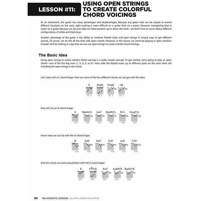 100 Acoustic Lessons - Guitar Lesson Goldmine - Image 5