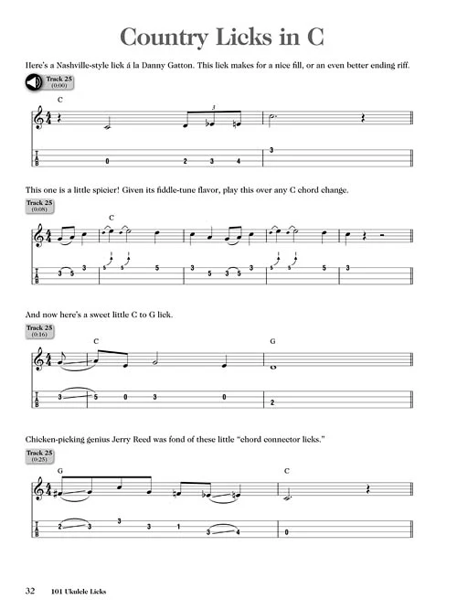 101 Ukulele Licks - Essential Blues, Jazz, Country, Bluegrass, and Rock 'N' Roll Licks for the Uke - Image 6