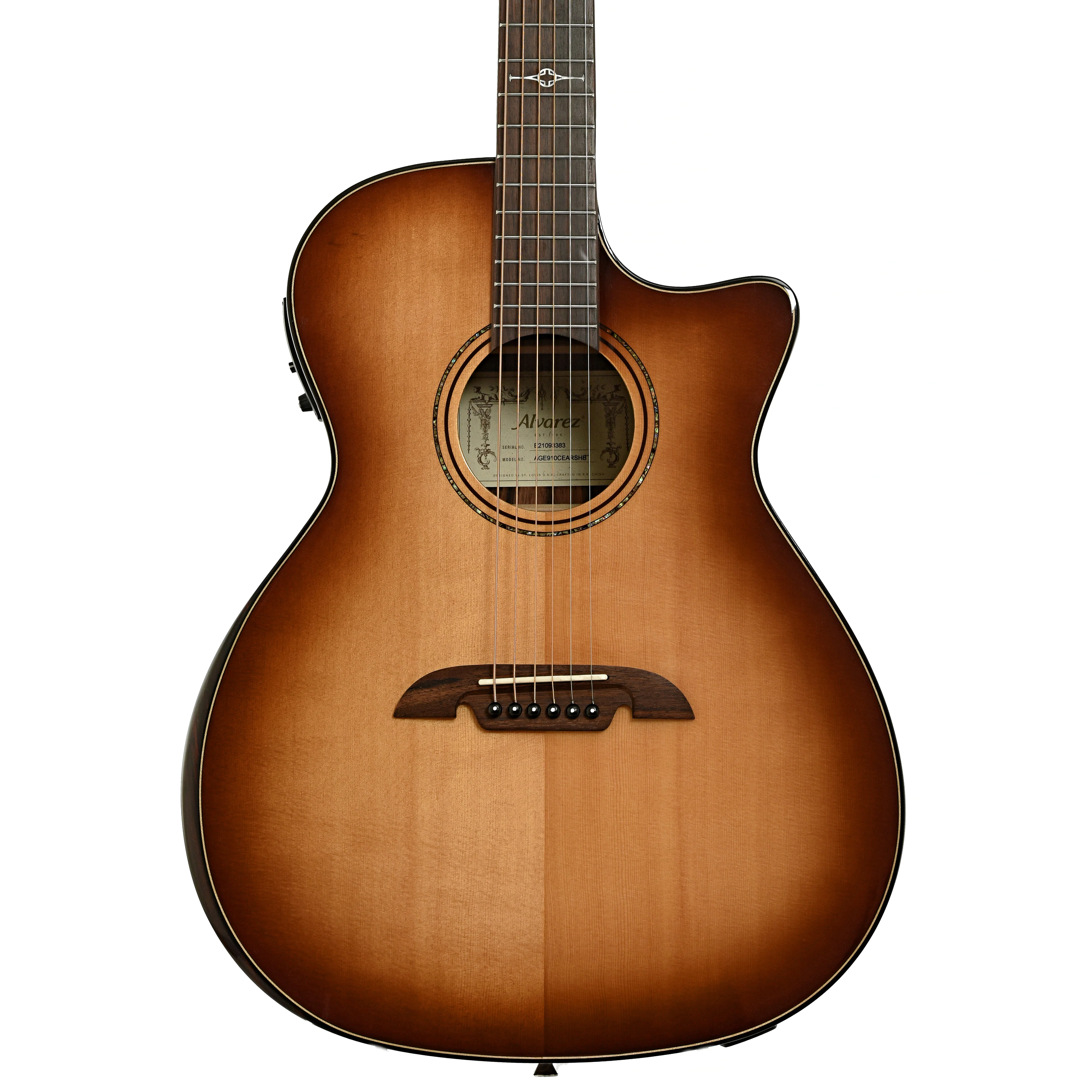 Alvarez AGE910CE Artist Elite Acoustic-Electric Guitar (2021) - Image 2