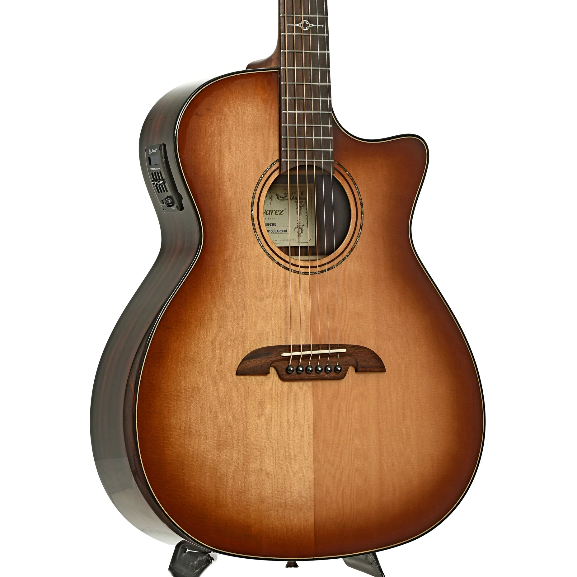 Alvarez AGE910CE Artist Elite Acoustic-Electric Guitar (2021) - Image 4