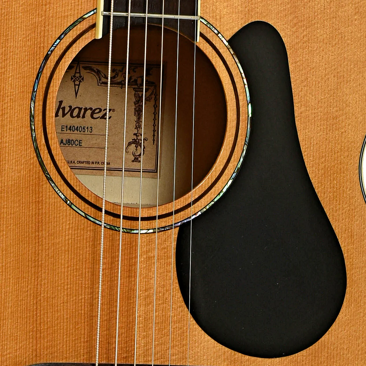 Alvarez AJ80CE Artist Acoustic-Electric Guitar (2014) - Image 6