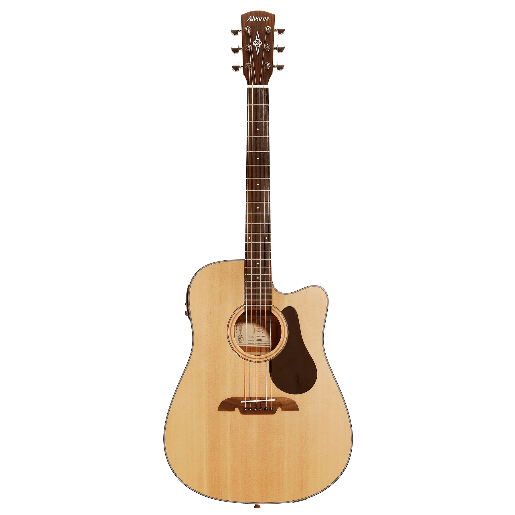 Alvarez Artist Series AD30CE Dreadnought Acoustic-Electric Guitar - Image 3
