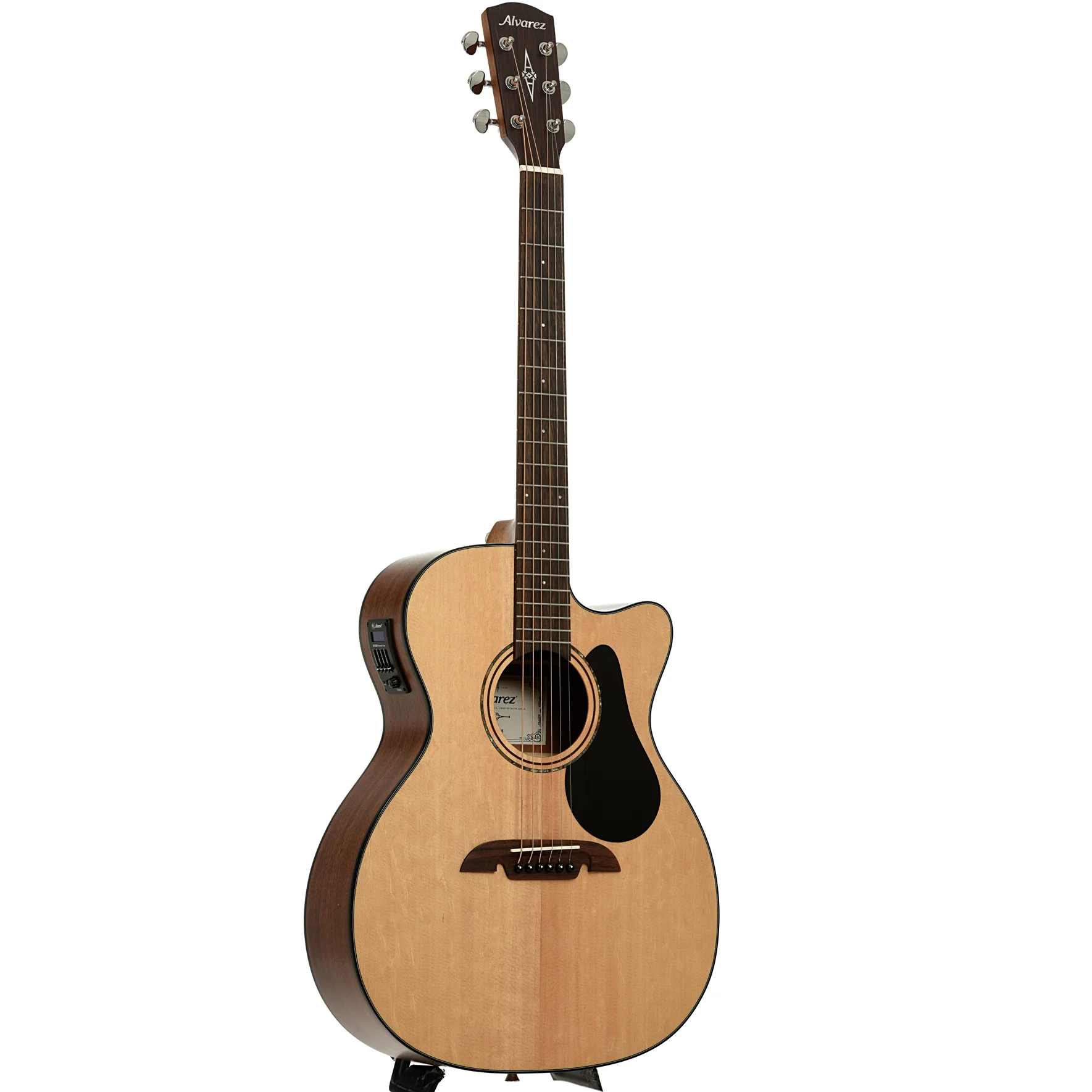 Alvarez Artist Series AF30CE  Folk / OM Acoustic-Electric Guitar - Image 3