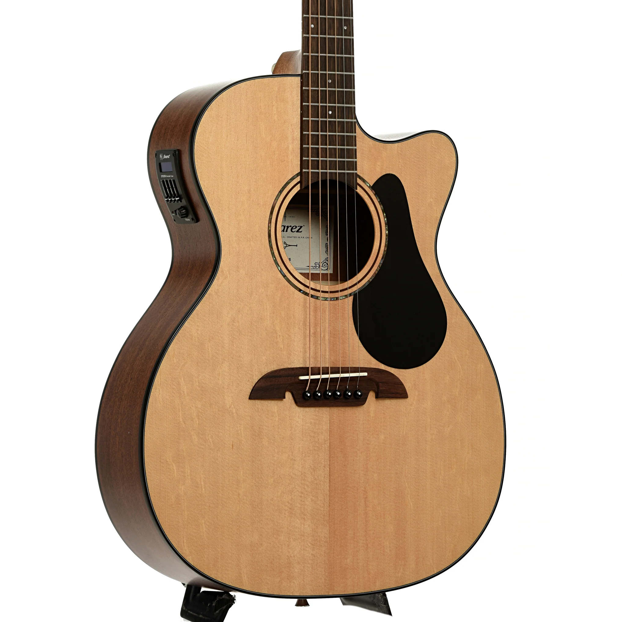 Alvarez Artist Series AF30CE  Folk / OM Acoustic-Electric Guitar - Image 4