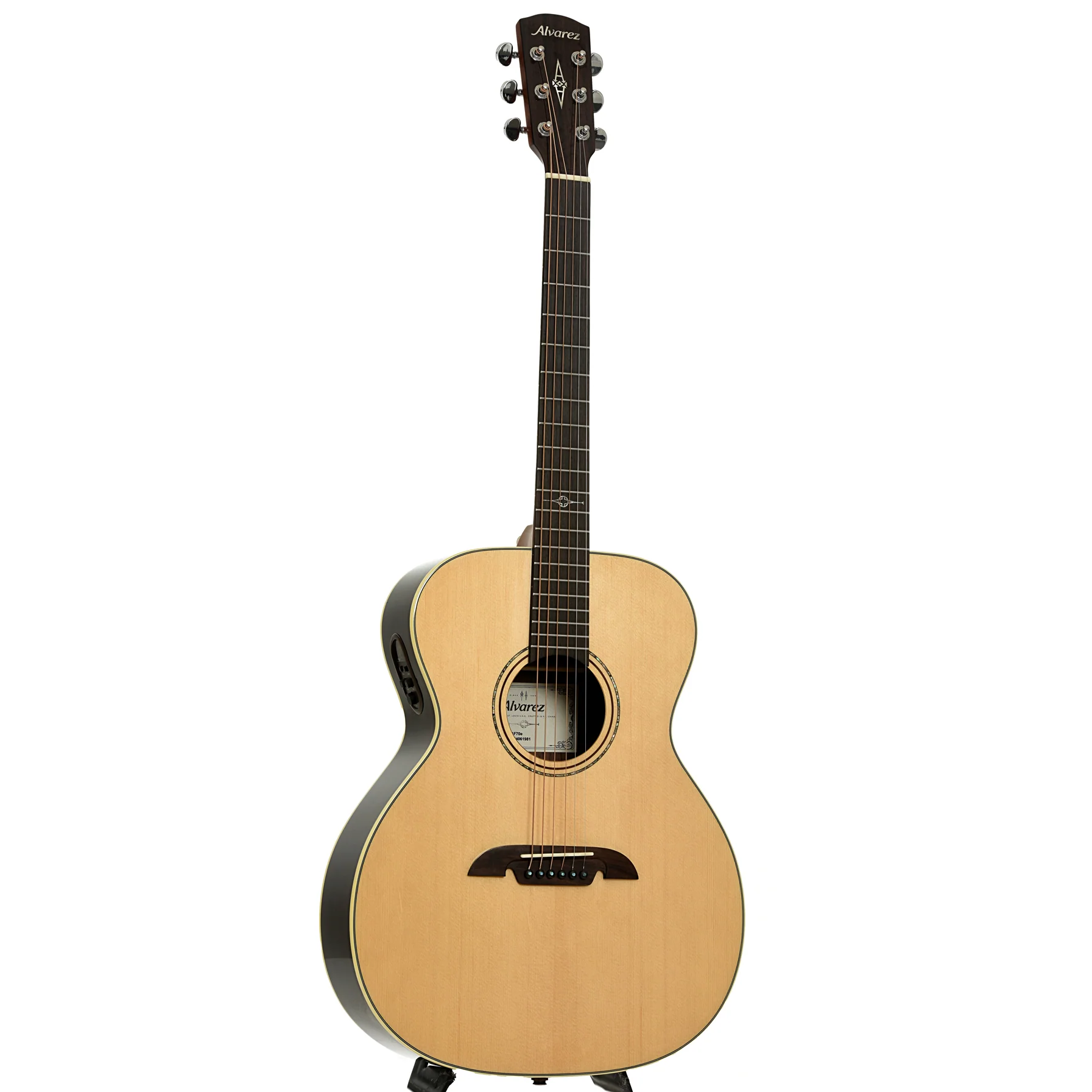 Alvarez Artist Series AF70E OM Acoustic-Electric Guitar - Image 3