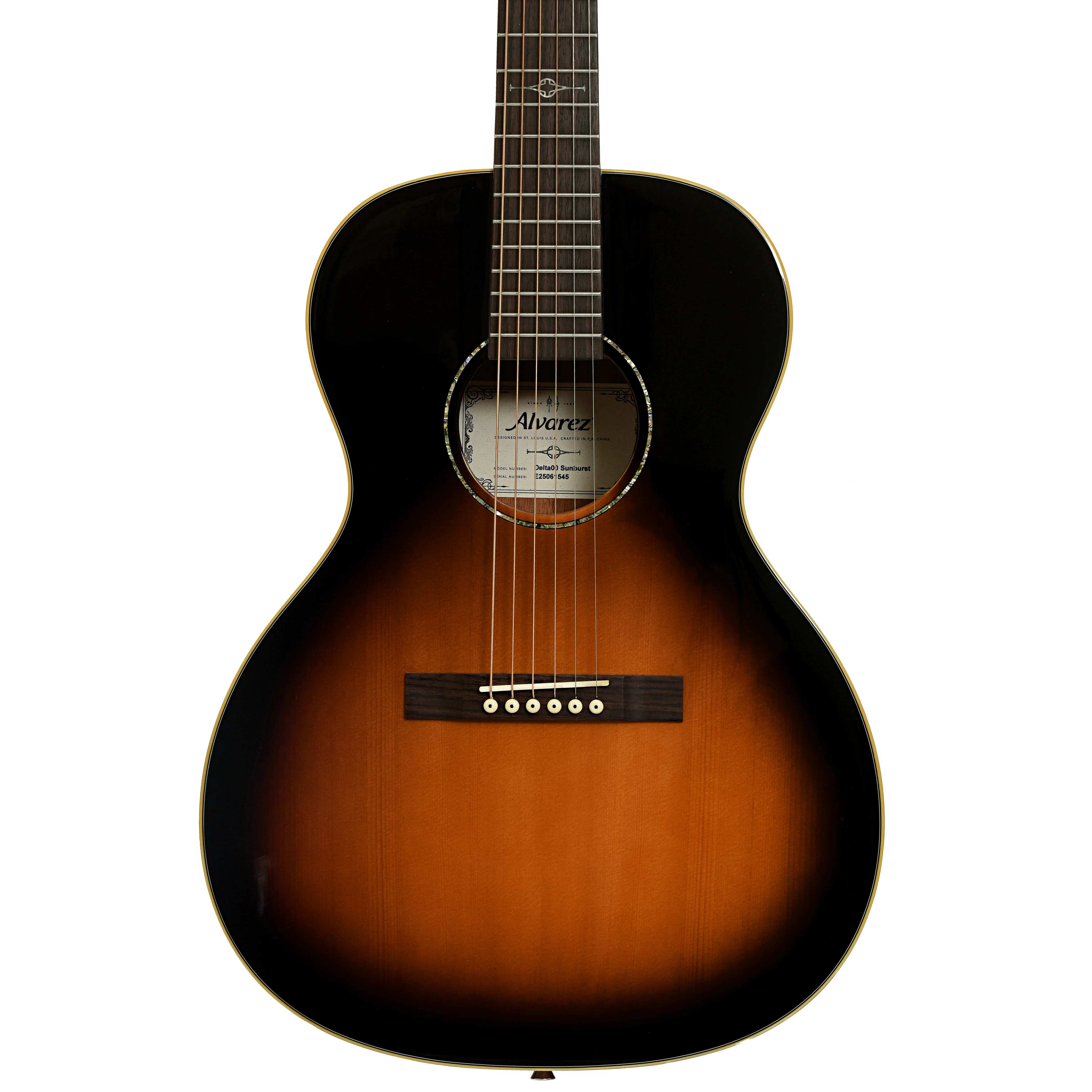 Alvarez Artist Series Delta 00 Sunburst Acoustic Guitar - Image 2