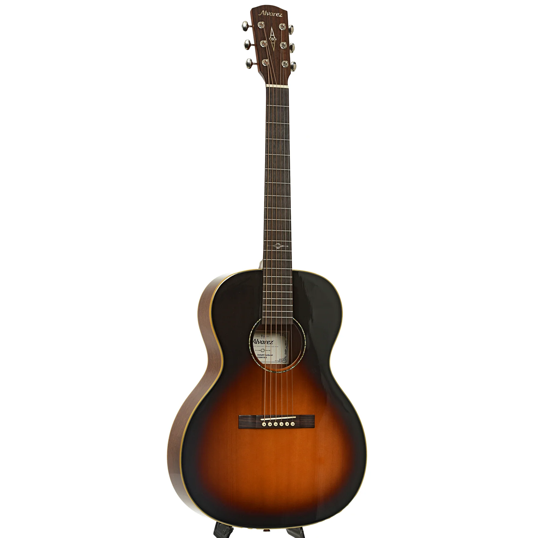 Alvarez Artist Series Delta 00 Sunburst Acoustic Guitar - Image 3