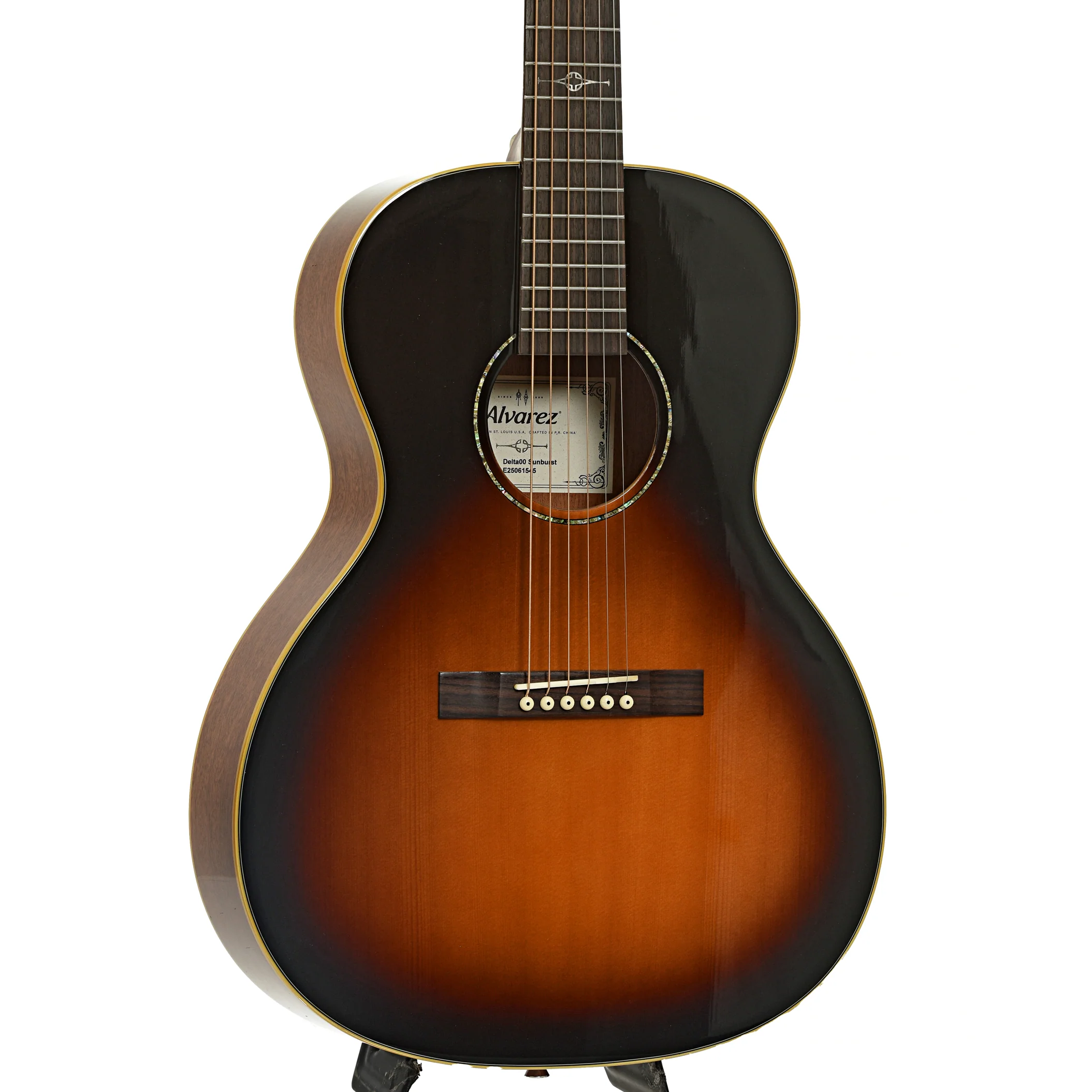 Alvarez Artist Series Delta 00 Sunburst Acoustic Guitar - Image 4