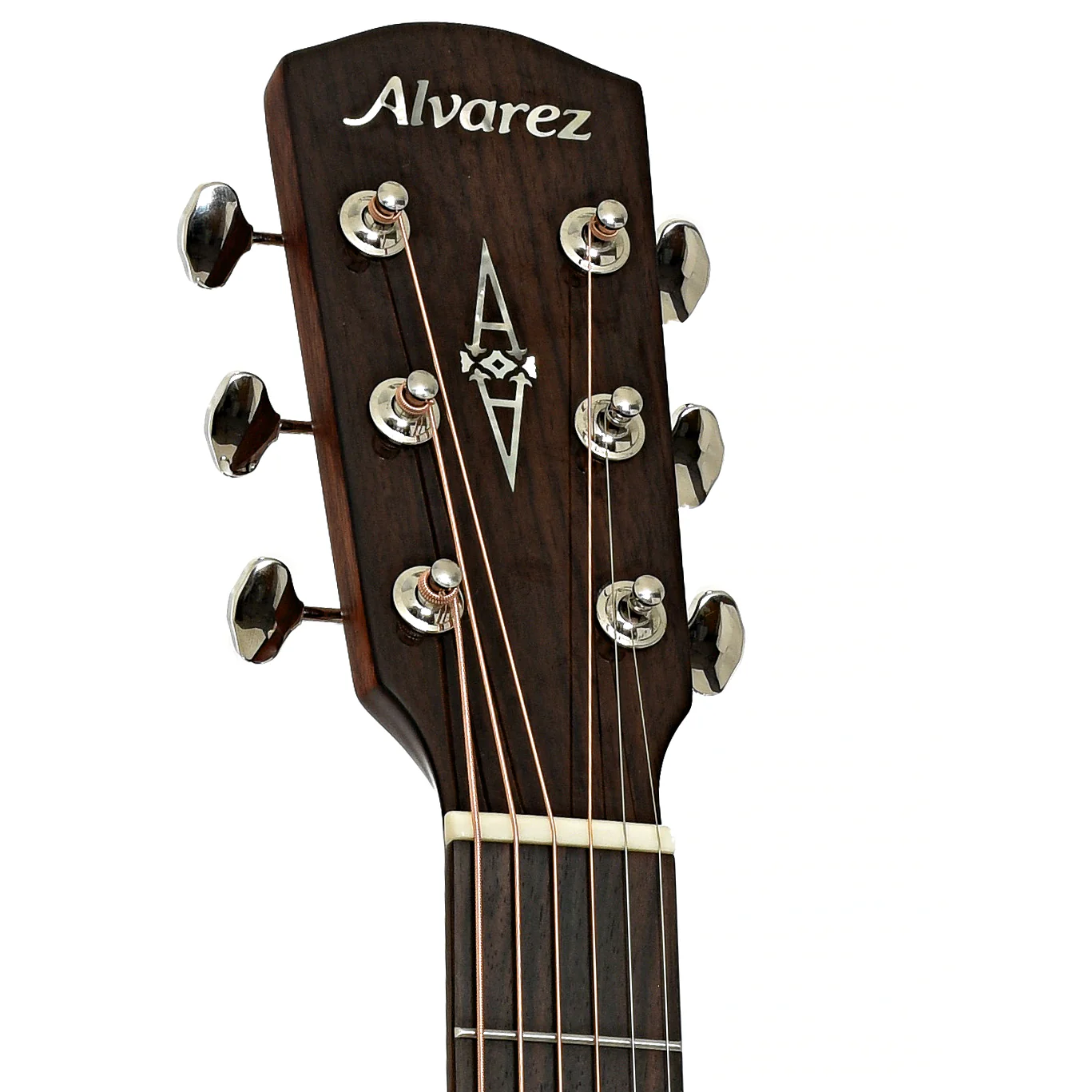 Alvarez Masterworks Series MD60 Herringbone Dreadnought Acoustic Guitar - Image 8