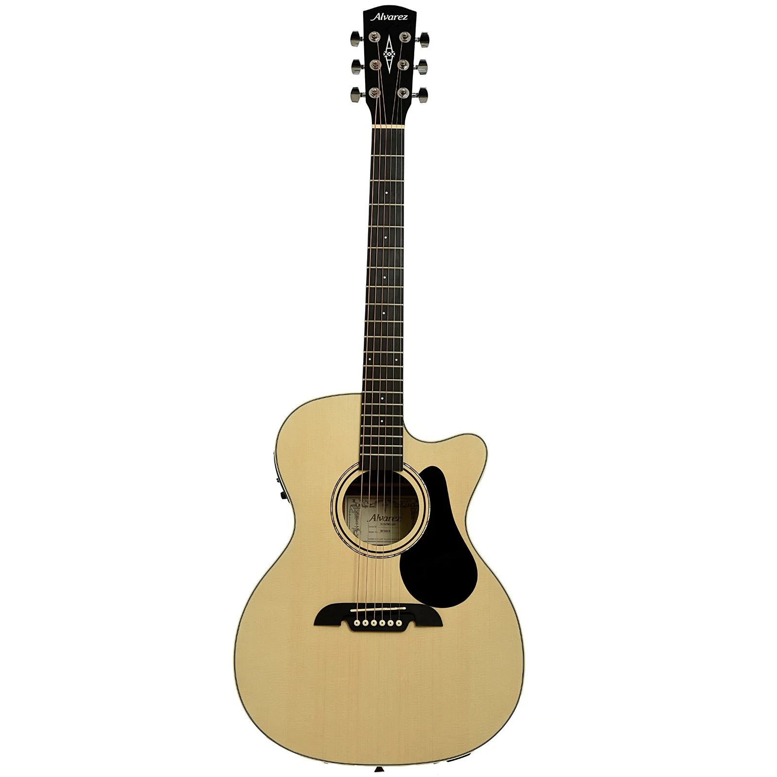Alvarez Regent Series RF26CE Folk/OM Acoustic-Electric Guitar - Image 14