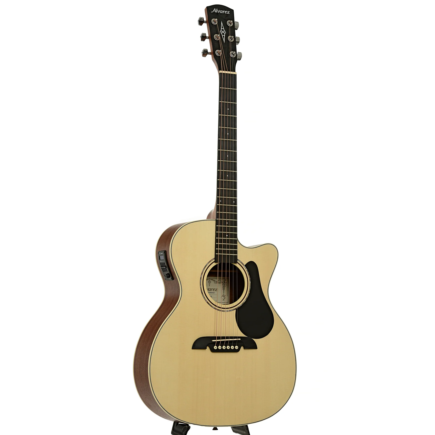 Alvarez Regent Series RF26CE Folk/OM Acoustic-Electric Guitar - Image 3