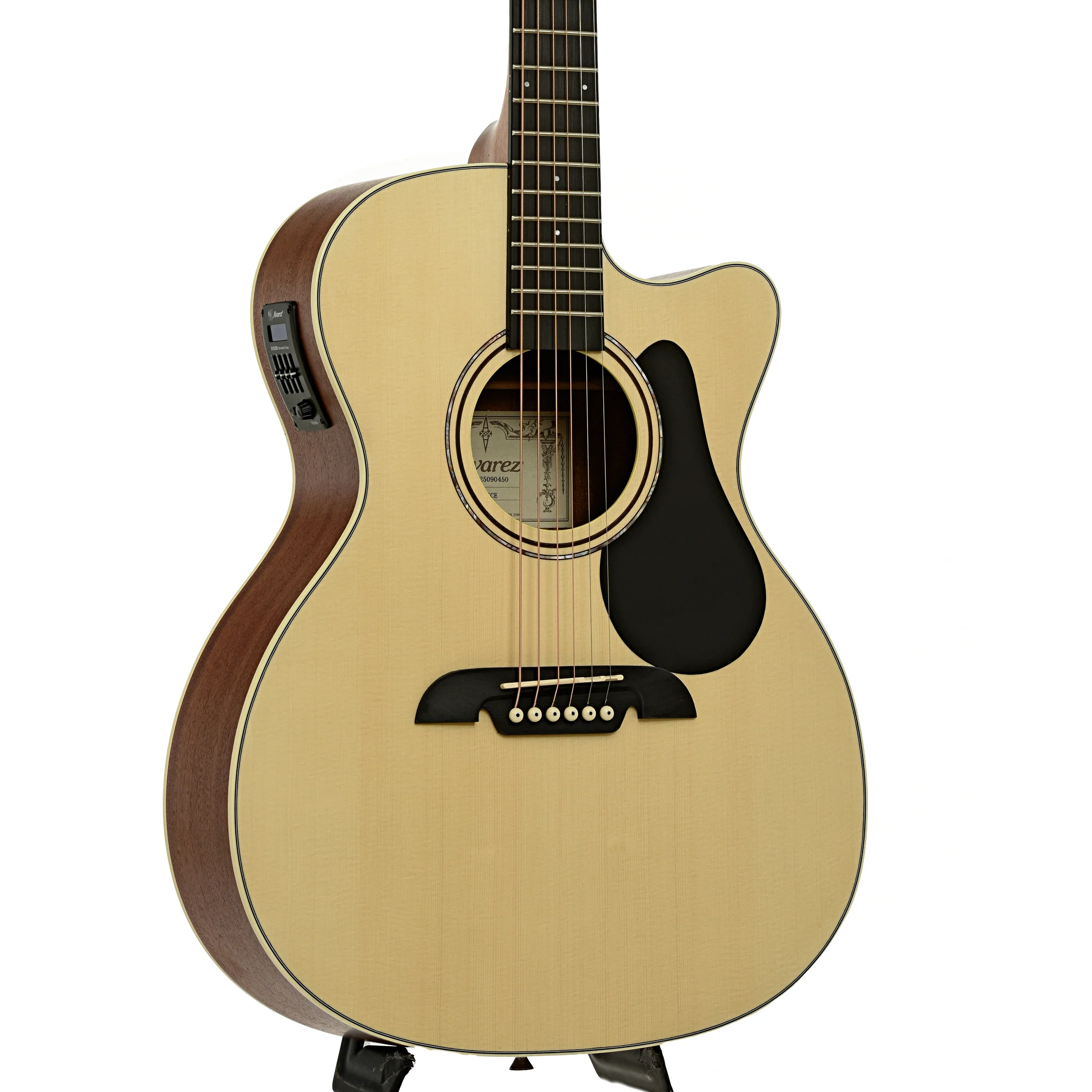 Alvarez Regent Series RF26CE Folk/OM Acoustic-Electric Guitar - Image 4