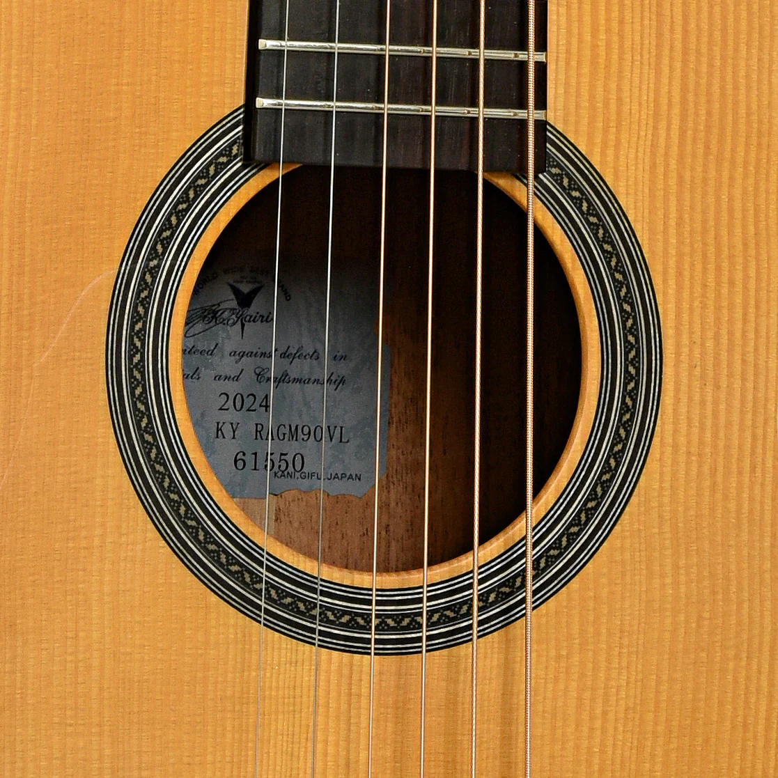 Alvarez Yairi RAGM90V Ragtime Parlor LH Acoustic Guitar (2024) - Image 6
