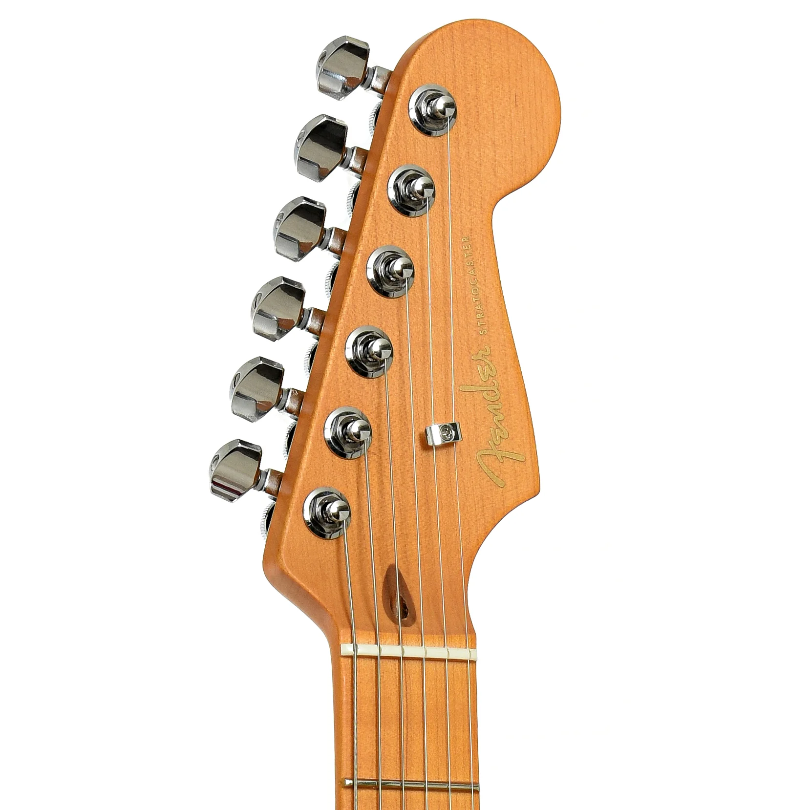 Fender American Ultra II Stratocaster Electric Guitar & Case, Sinister Red - Image 9
