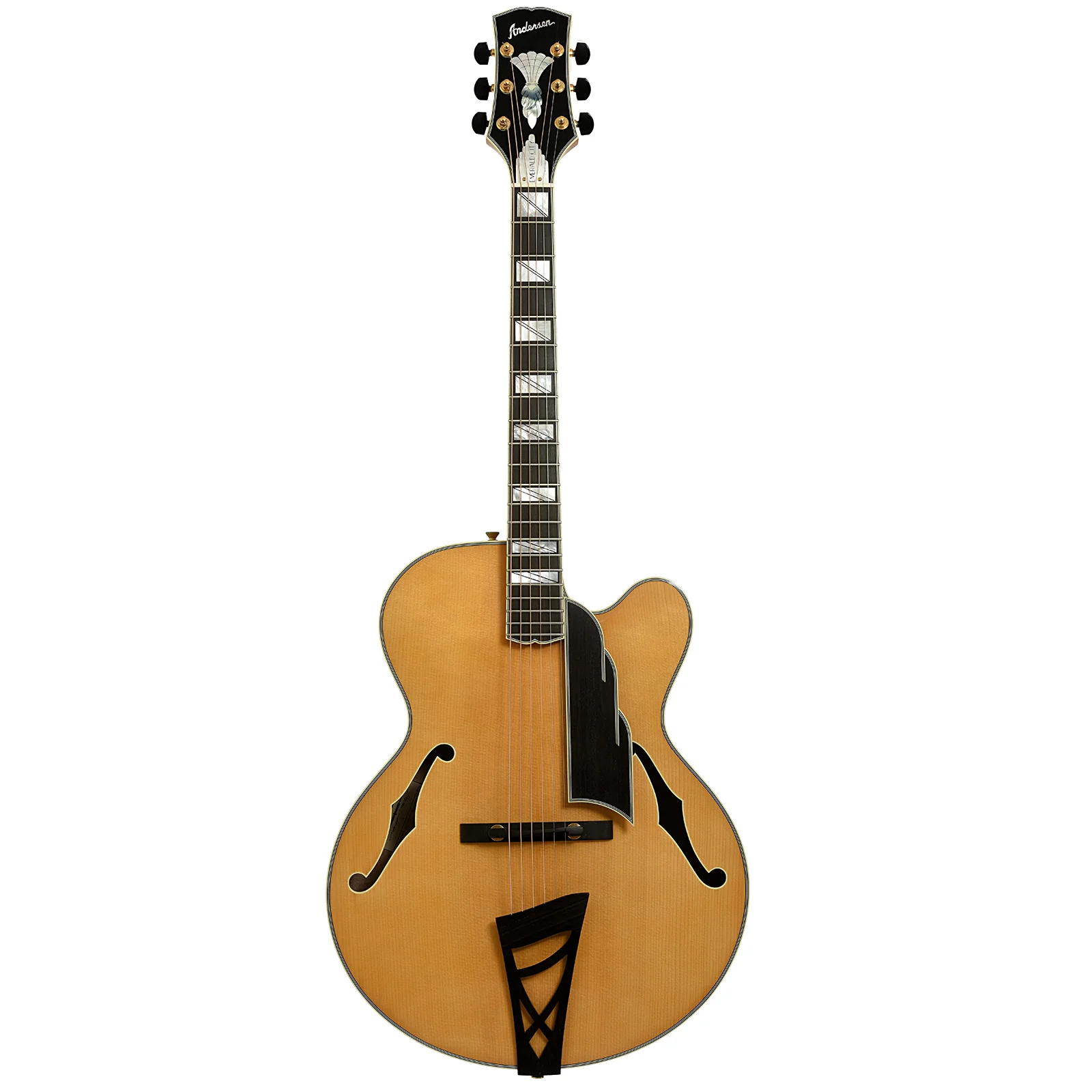 Andersen Emerald City Hollowbody Archtop Acoustic Guitar (1994) - Image 14