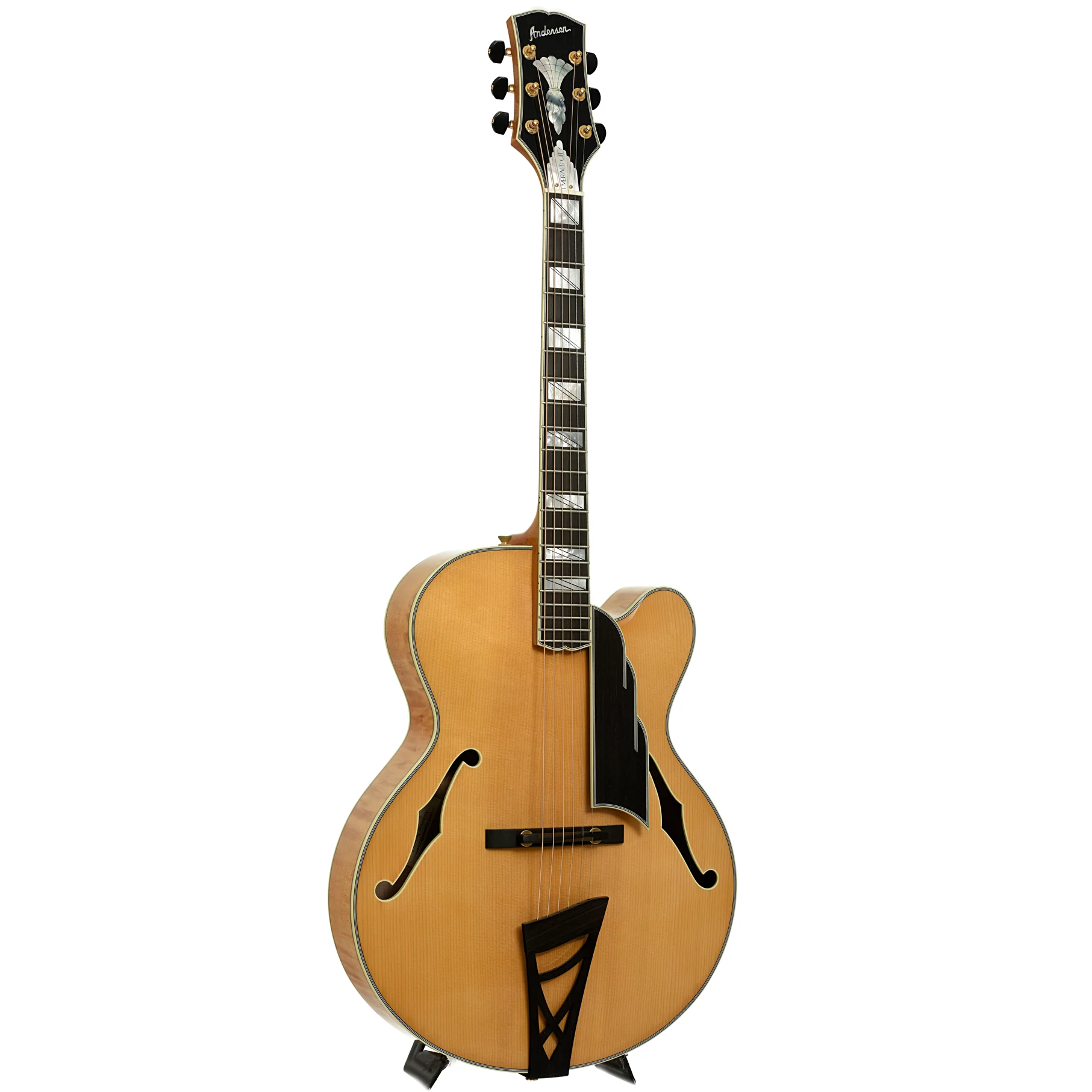 Andersen Emerald City Hollowbody Archtop Acoustic Guitar (1994) - Image 3