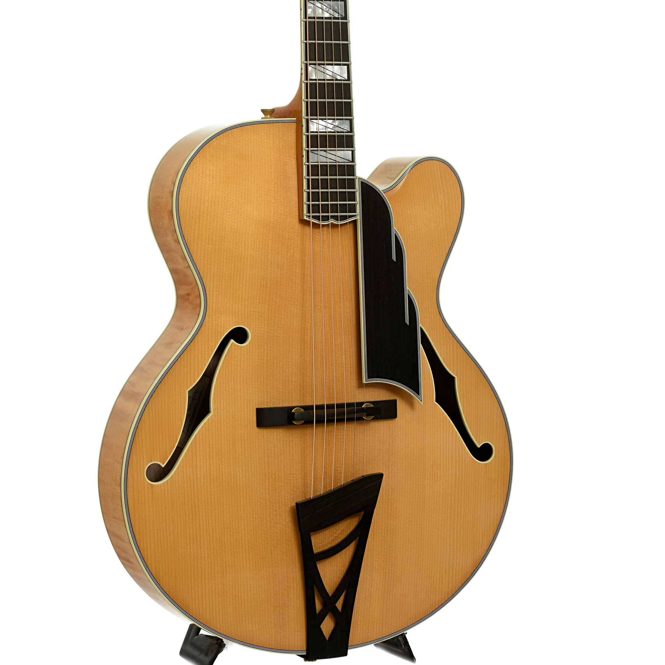 Andersen Emerald City Hollowbody Archtop Acoustic Guitar (1994) - Image 4