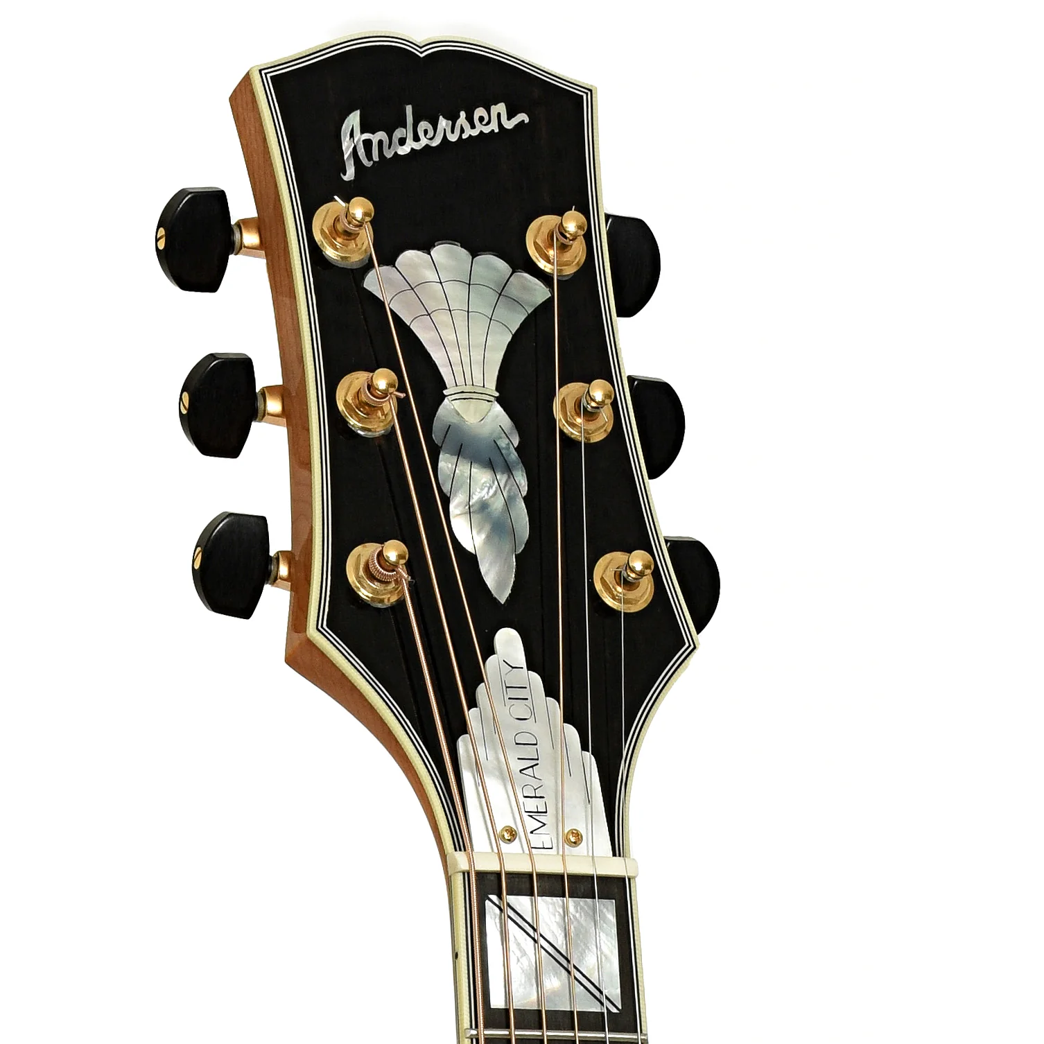 Andersen Emerald City Hollowbody Archtop Acoustic Guitar (1994) - Image 8