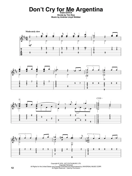 Andrew Lloyd Webber for Classical Guitar - Image 5