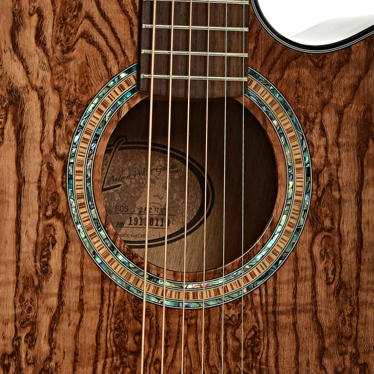 Andrew White EOS 2A2 Acoustic-Electric Guitar (c.2019) - Image 6