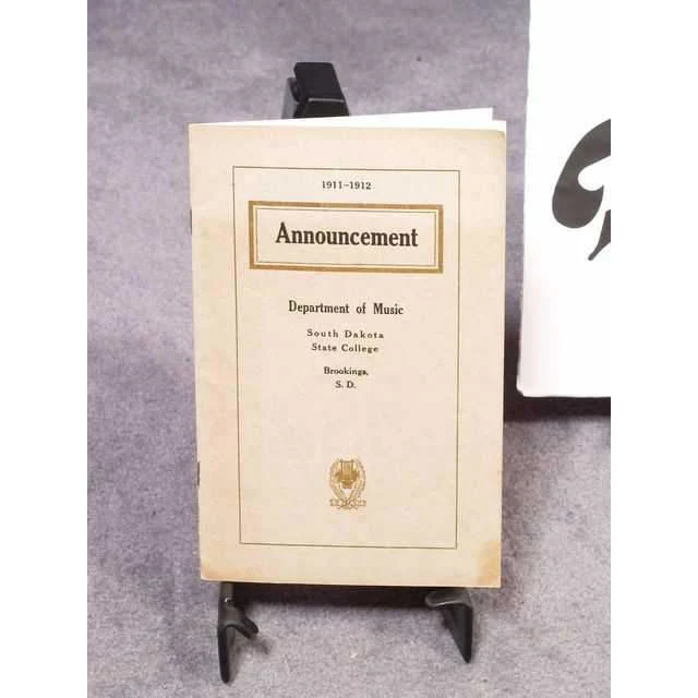 Announcement Brochure From South Dakota State College Department of Music (1911-1912) - Image 6