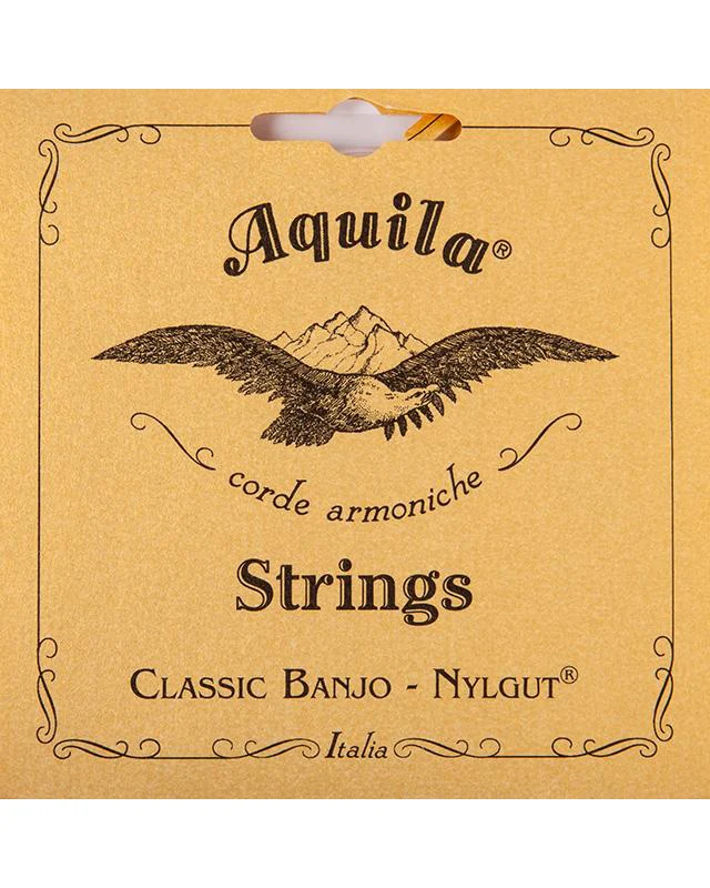 Aquila 1B Nylgut Banjo Strings, Medium Tension with Red 4th - Image 2