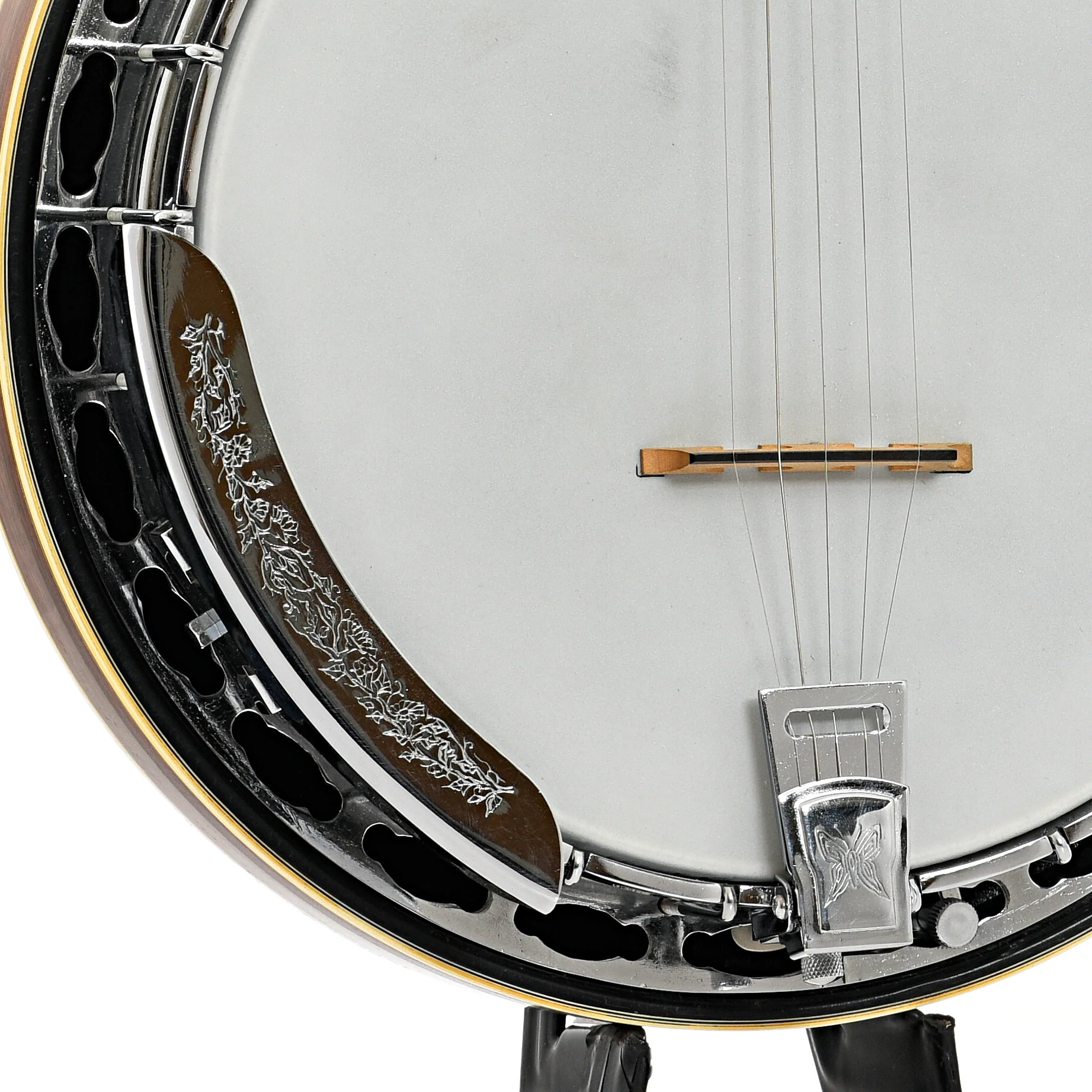 Aria Deluxe Bowtie 5-String Resonator Banjo (1970s) - Image 6