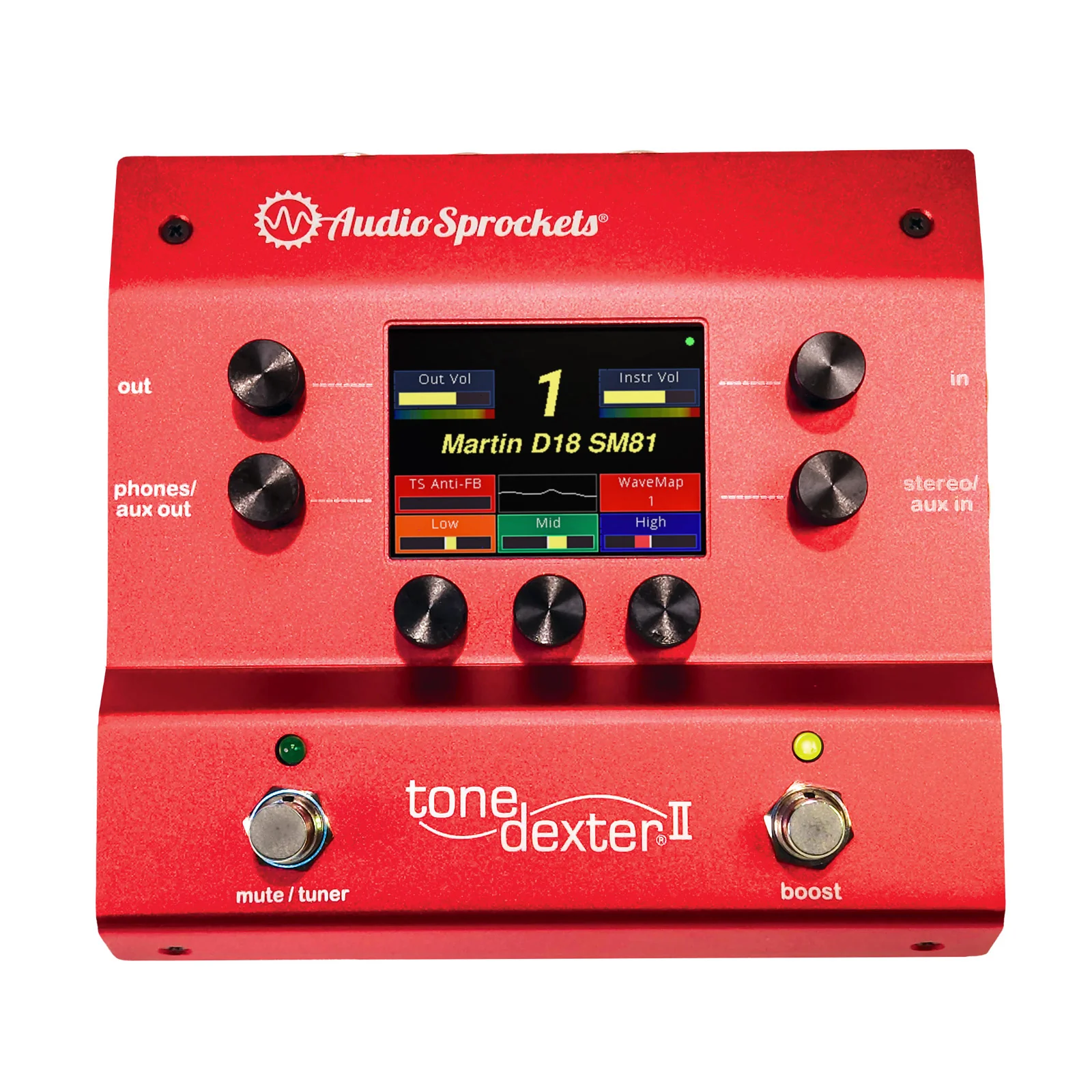 Audio Sprockets ToneDexter II Acoustic Instrument PreAmp Pedal - Image 2