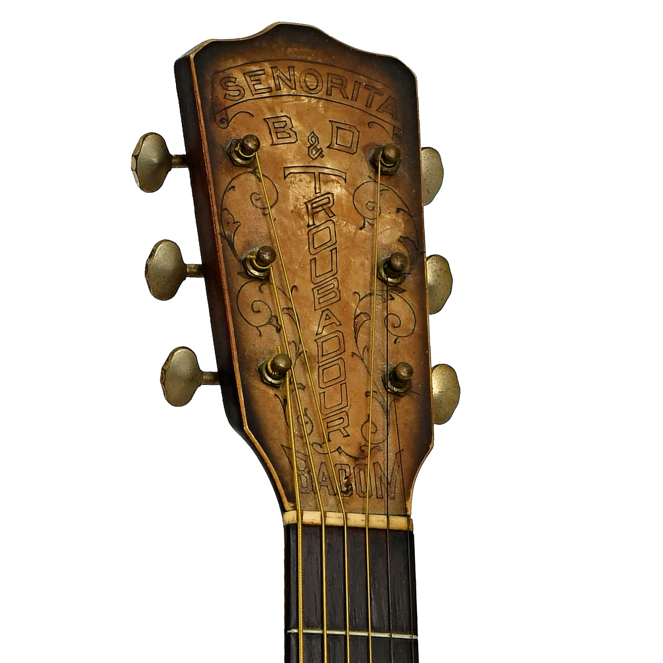 Bacon & Day Senorita Troubadour Archtop Acoustic Guitar (1930s) - Image 8
