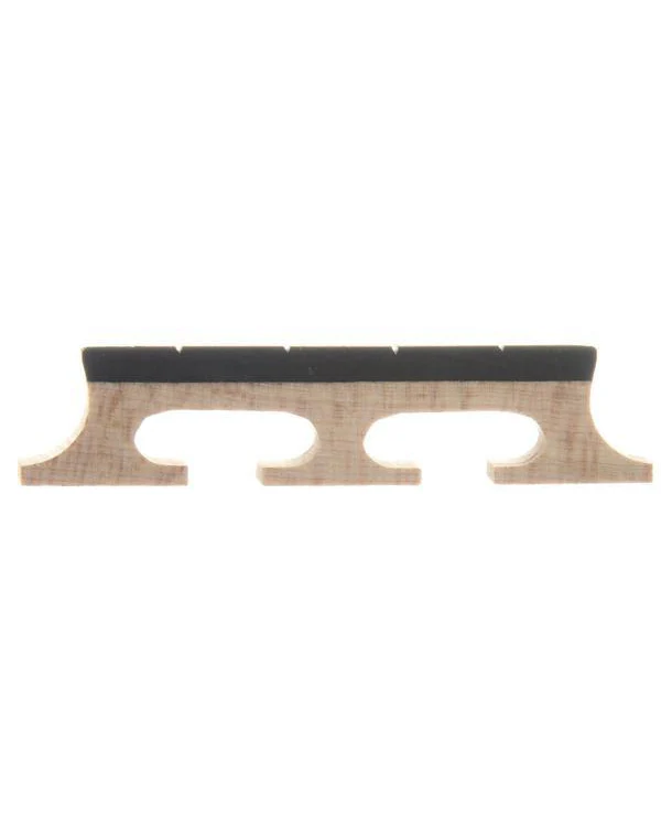 4-String Banjo Bridge, Ebony Top, 5/8in - Image 2