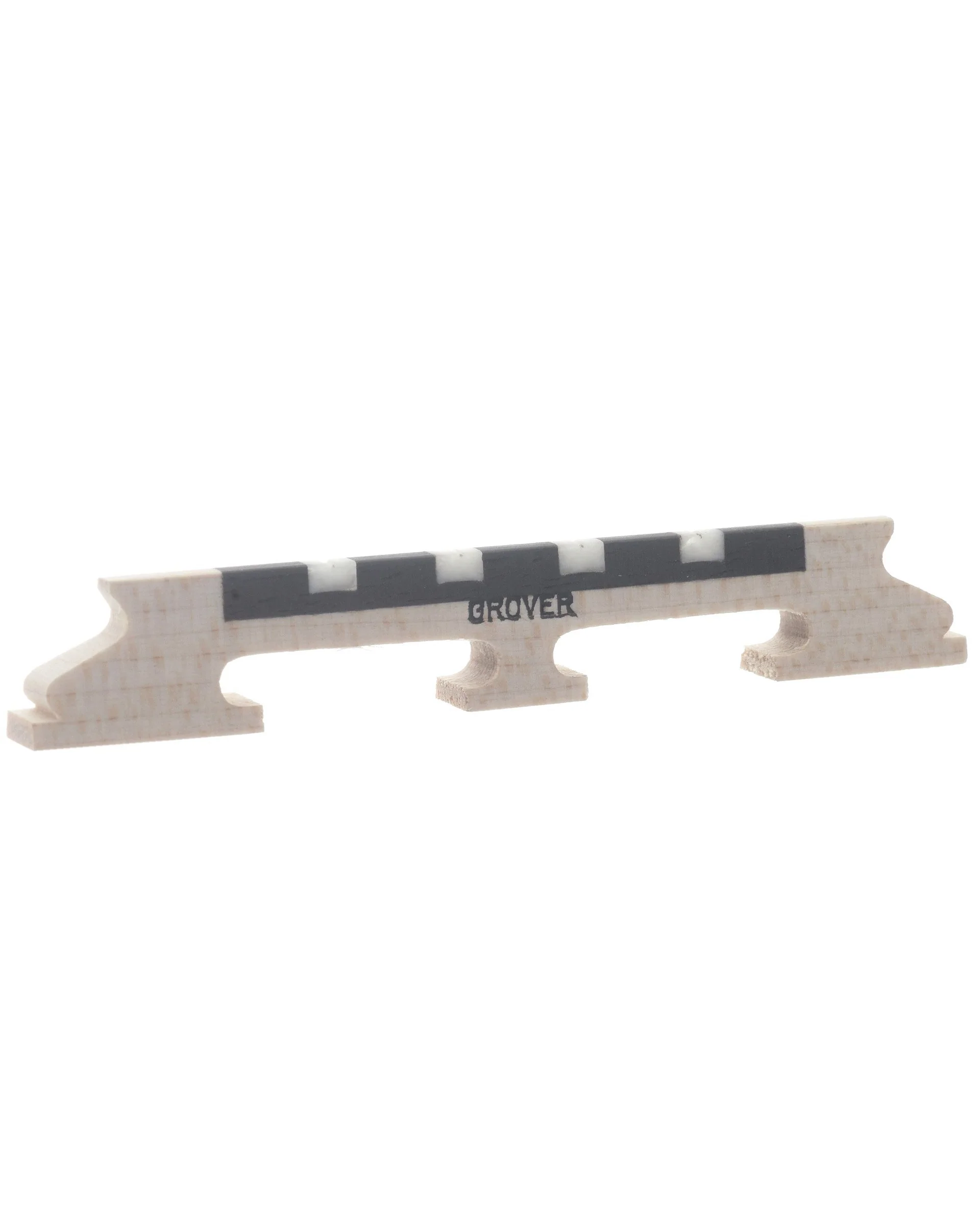 Grover Acousticraft 4-String Banjo Bridge , 1/2" Maple - Image 2
