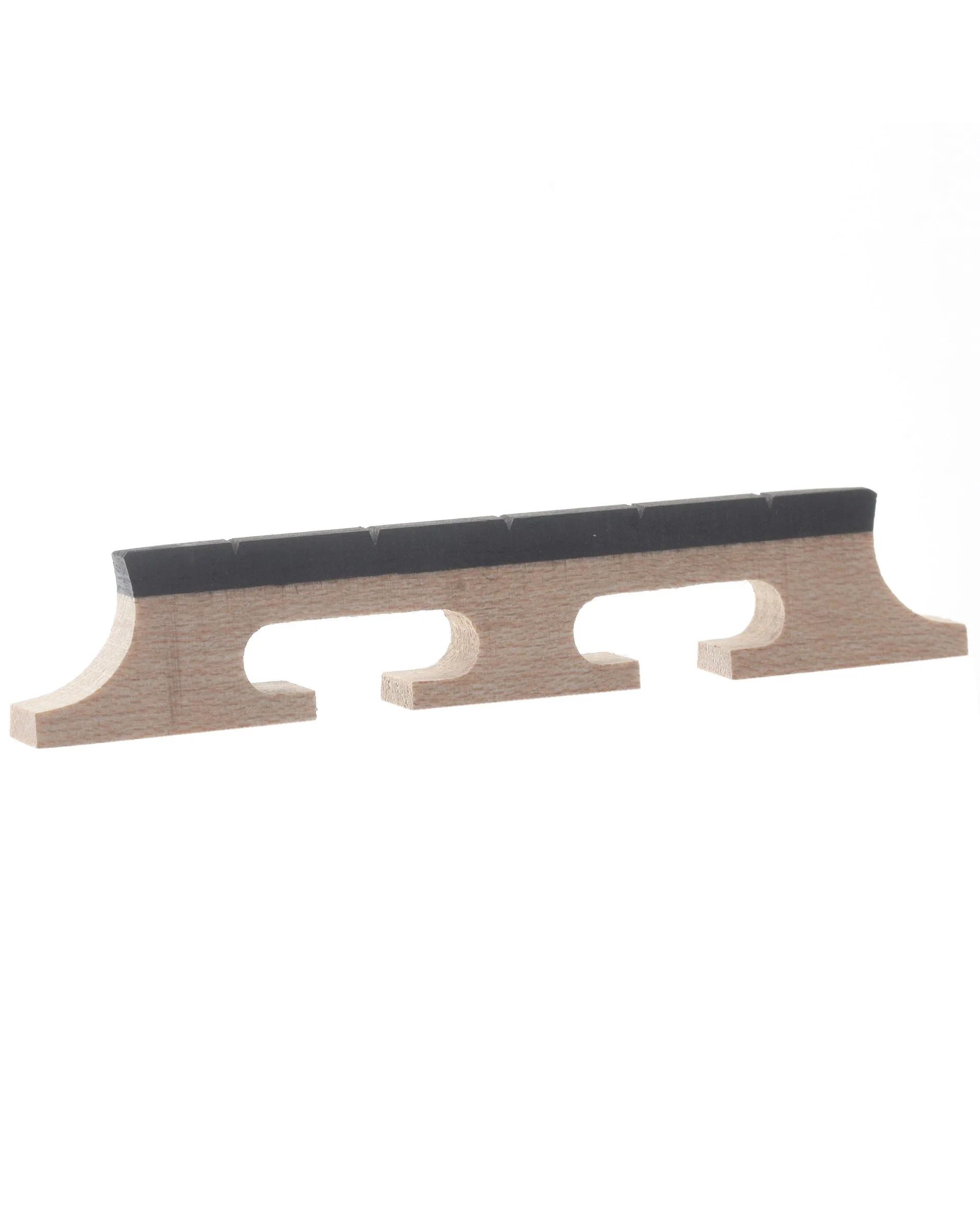 5-String Banjo Bridge, Ebony Top, 1/2in - Image 2