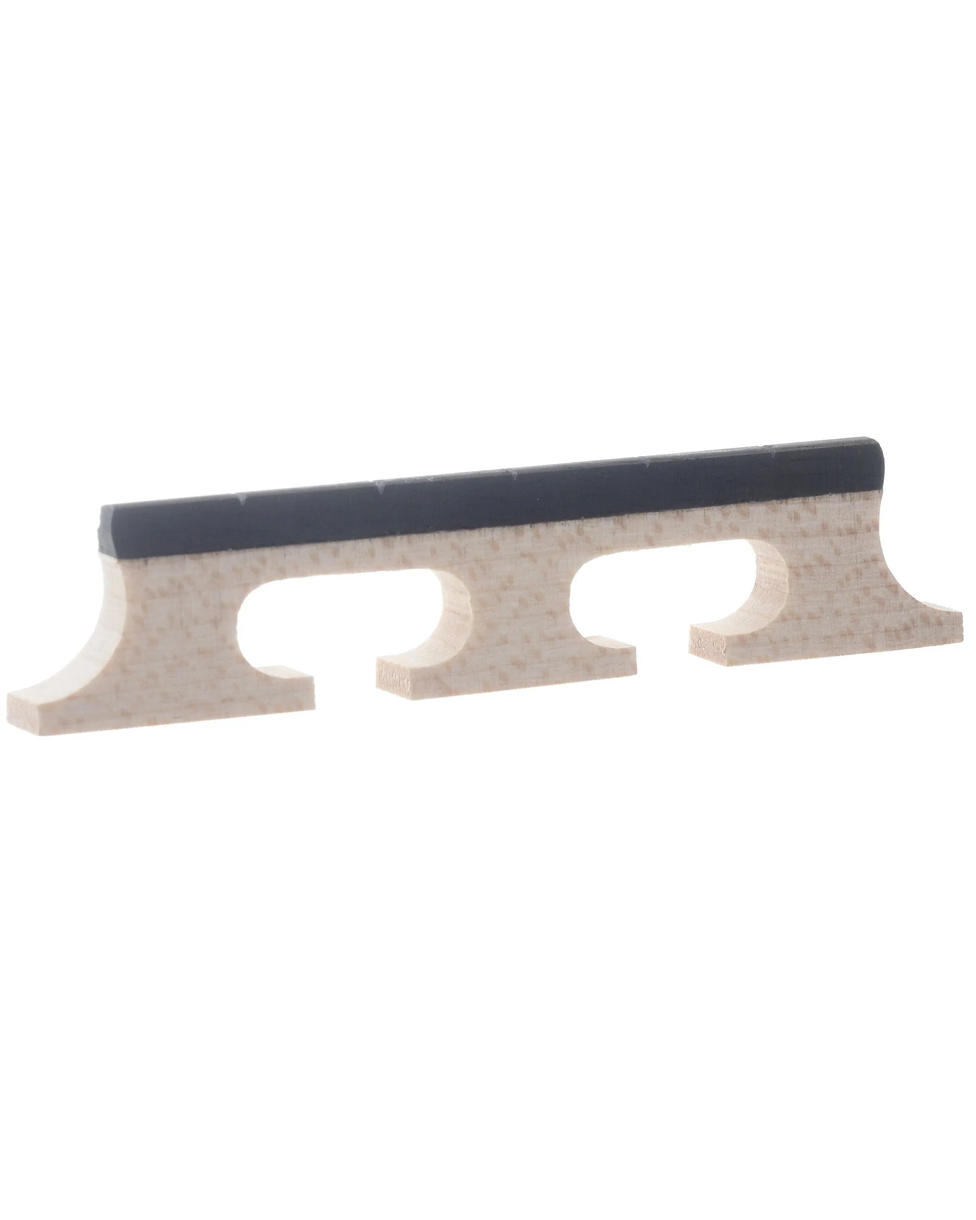 5-String Banjo Bridge, Ebony Top, 5/8in - Image 2
