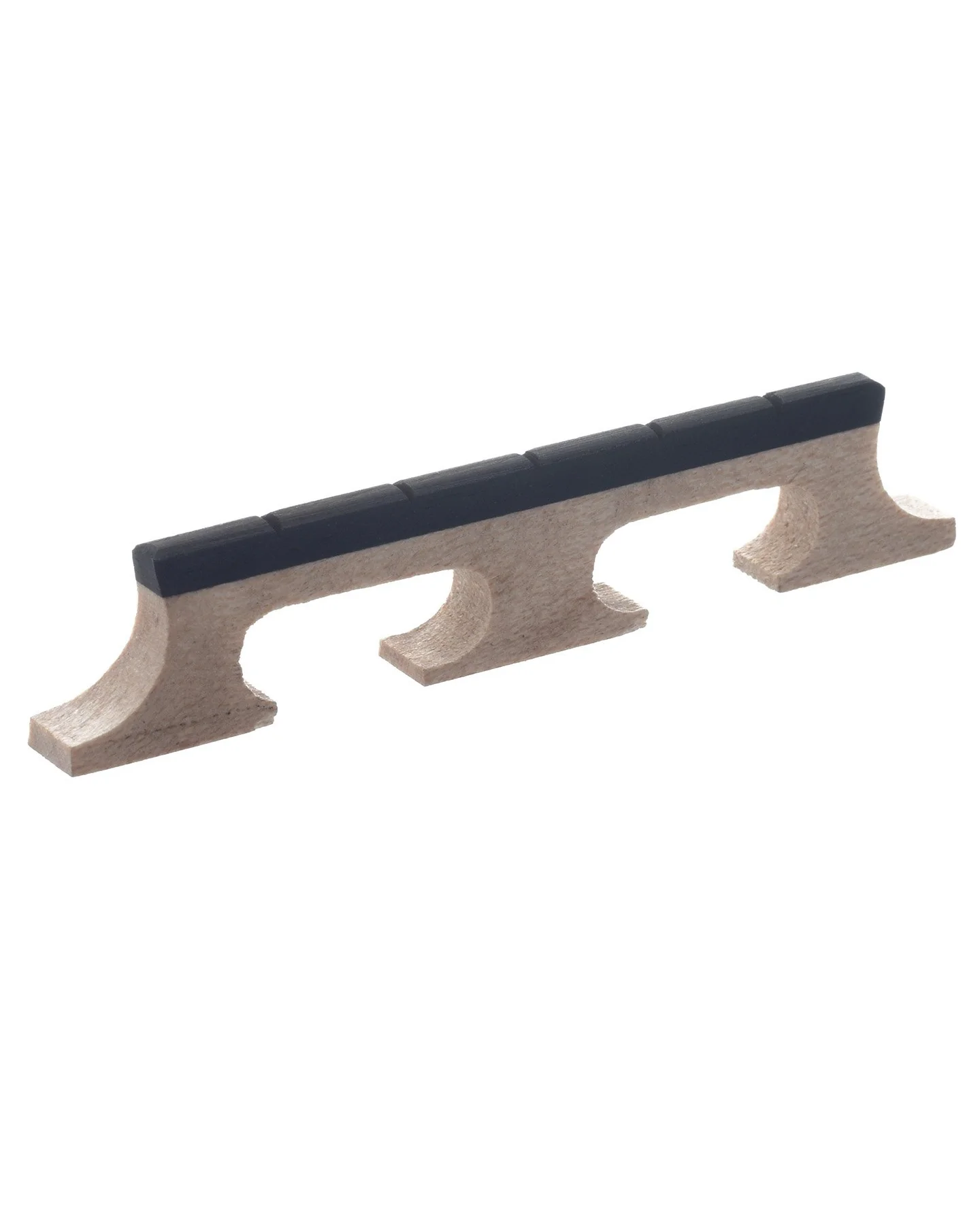 5-String Banjo Bridge, Ebony Top, 9/16in - Image 2
