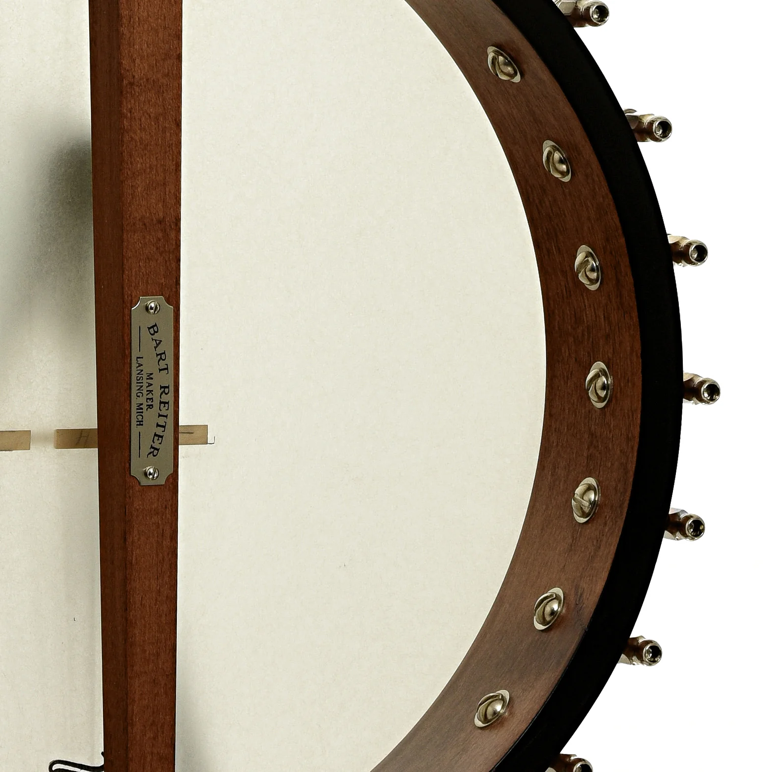 Bart Reiter Round Peak 12" Open Back Banjo (2011) - Image 11