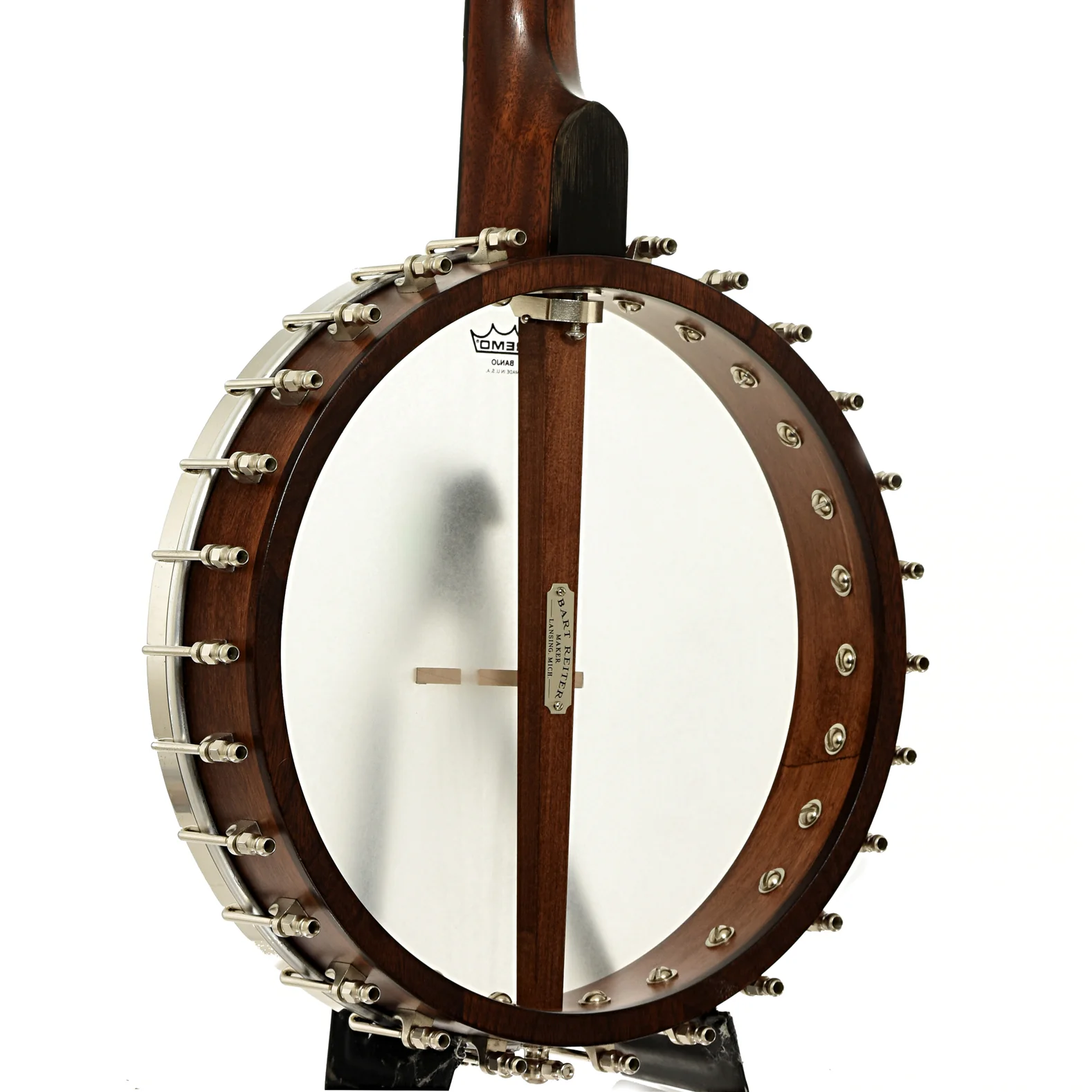 Bart Reiter Round Peak Open Back Banjo (2013) - Image 12