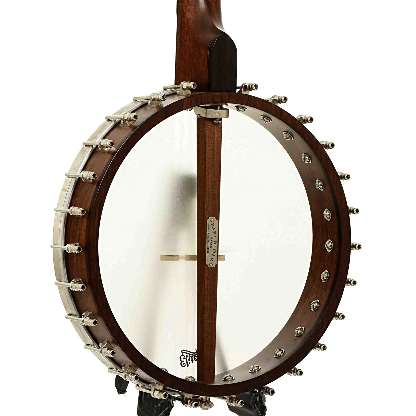 Bart Reiter Round Peak Open Back Banjo (2019) - Image 11