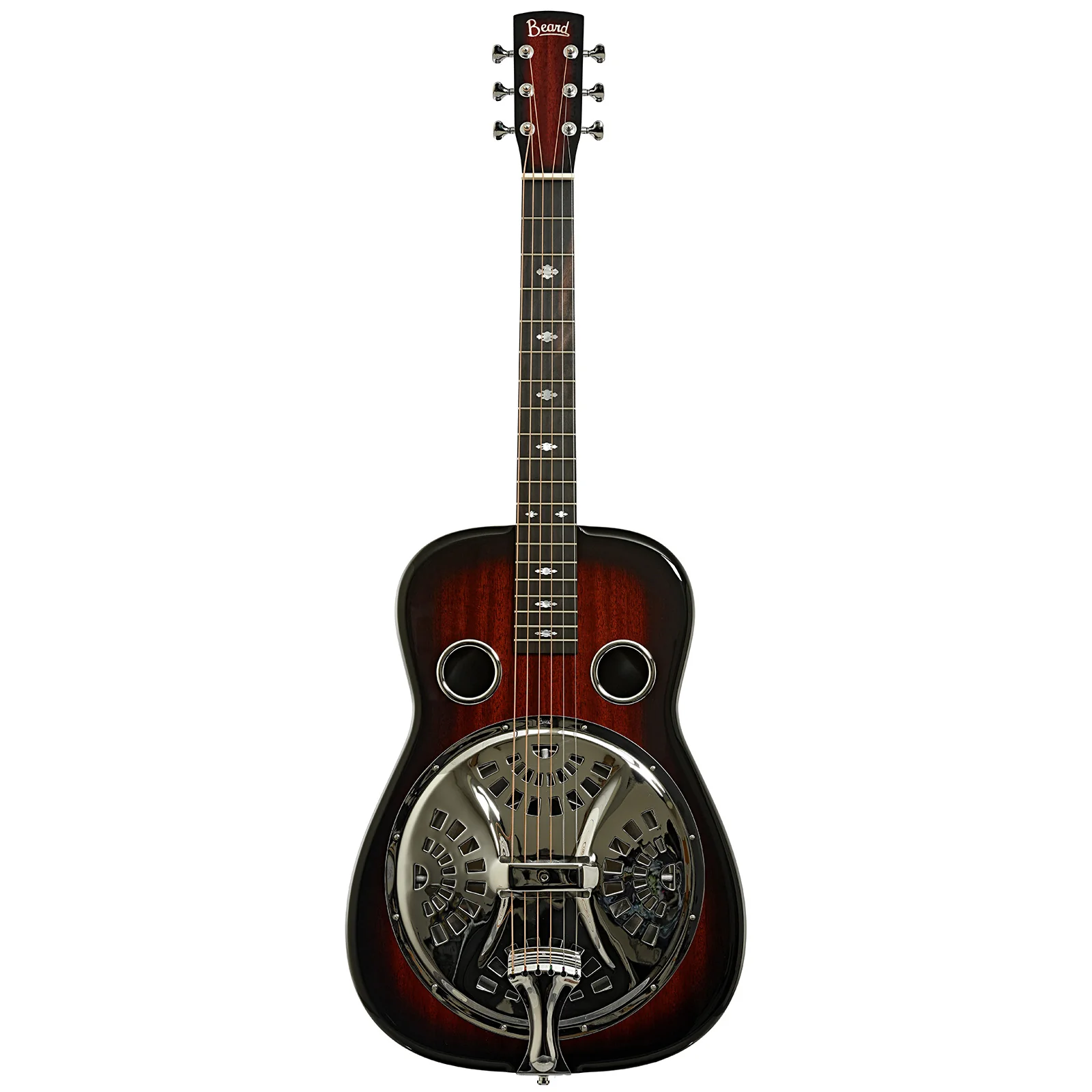 Beard Belle Squareneck Resonator Guitar & Case, Fan Coverplate - Image 14