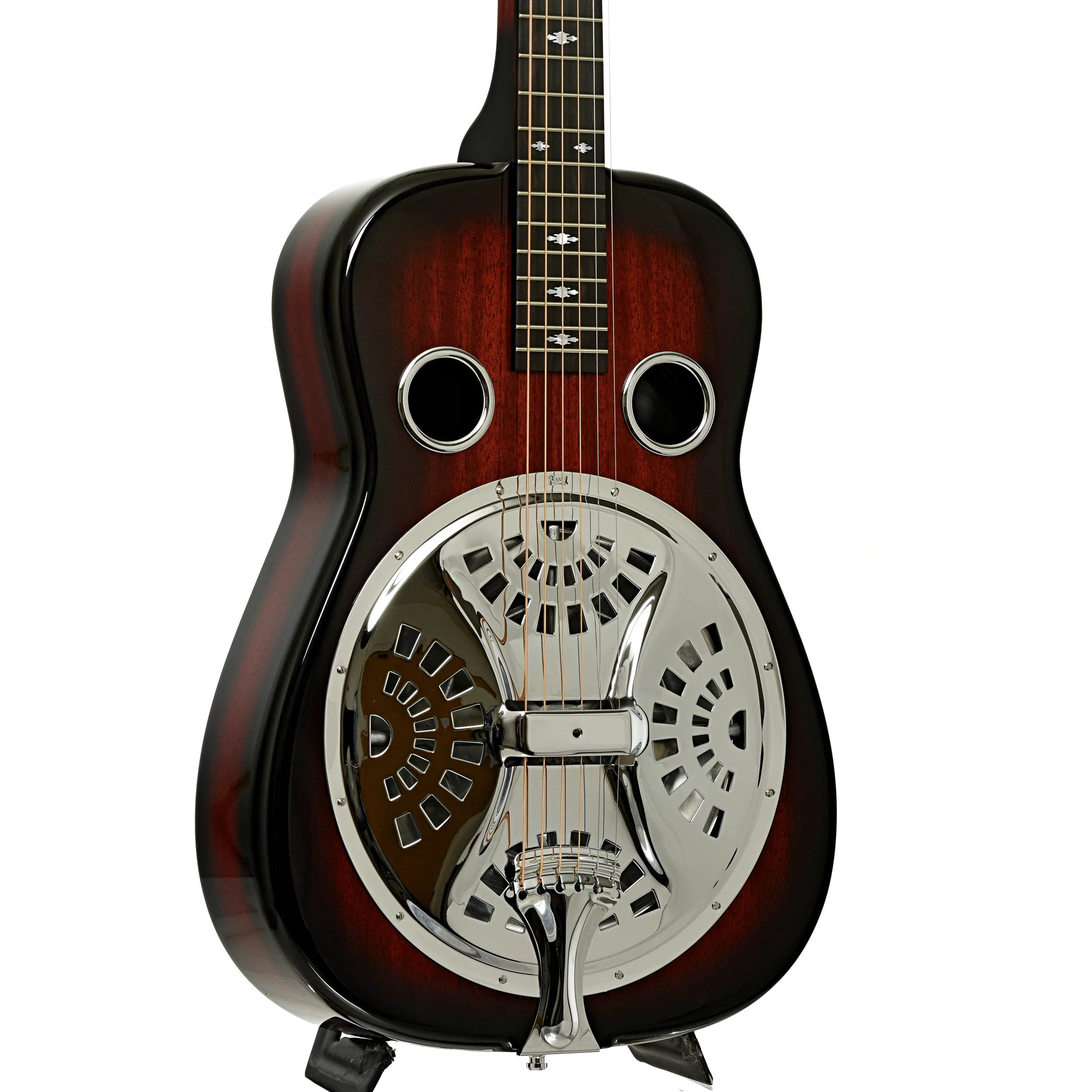 Beard Belle Squareneck Resonator Guitar & Case, Fan Coverplate - Image 4