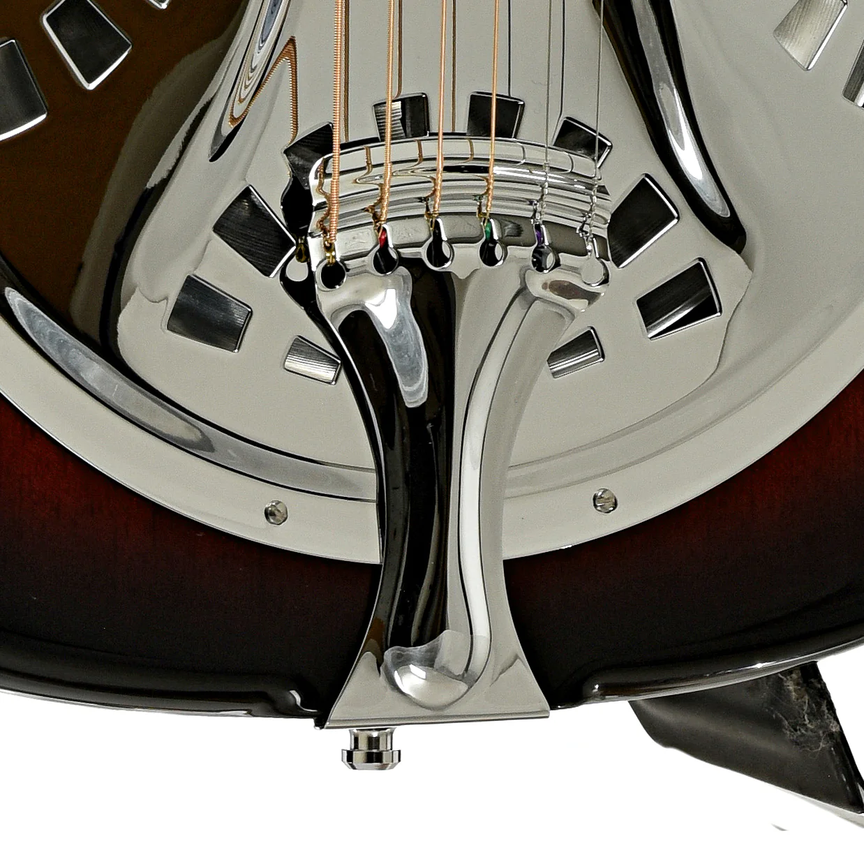 Beard Belle Squareneck Resonator Guitar & Case, Fan Coverplate - Image 5