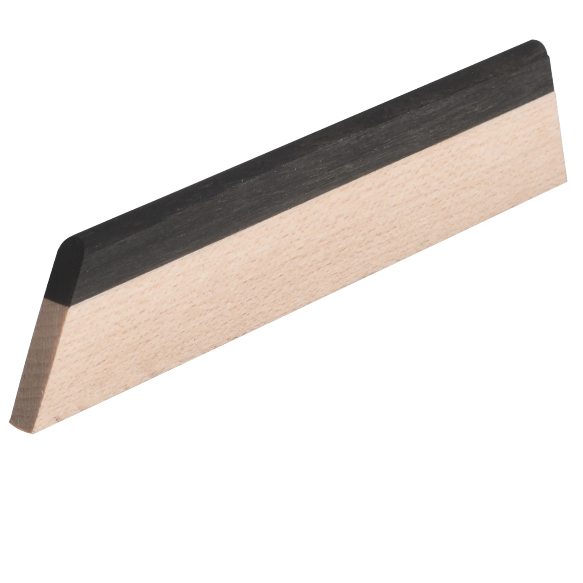 Beard Ebony-Tipped Maple Tricone Bridge Saddle Insert - Image 2