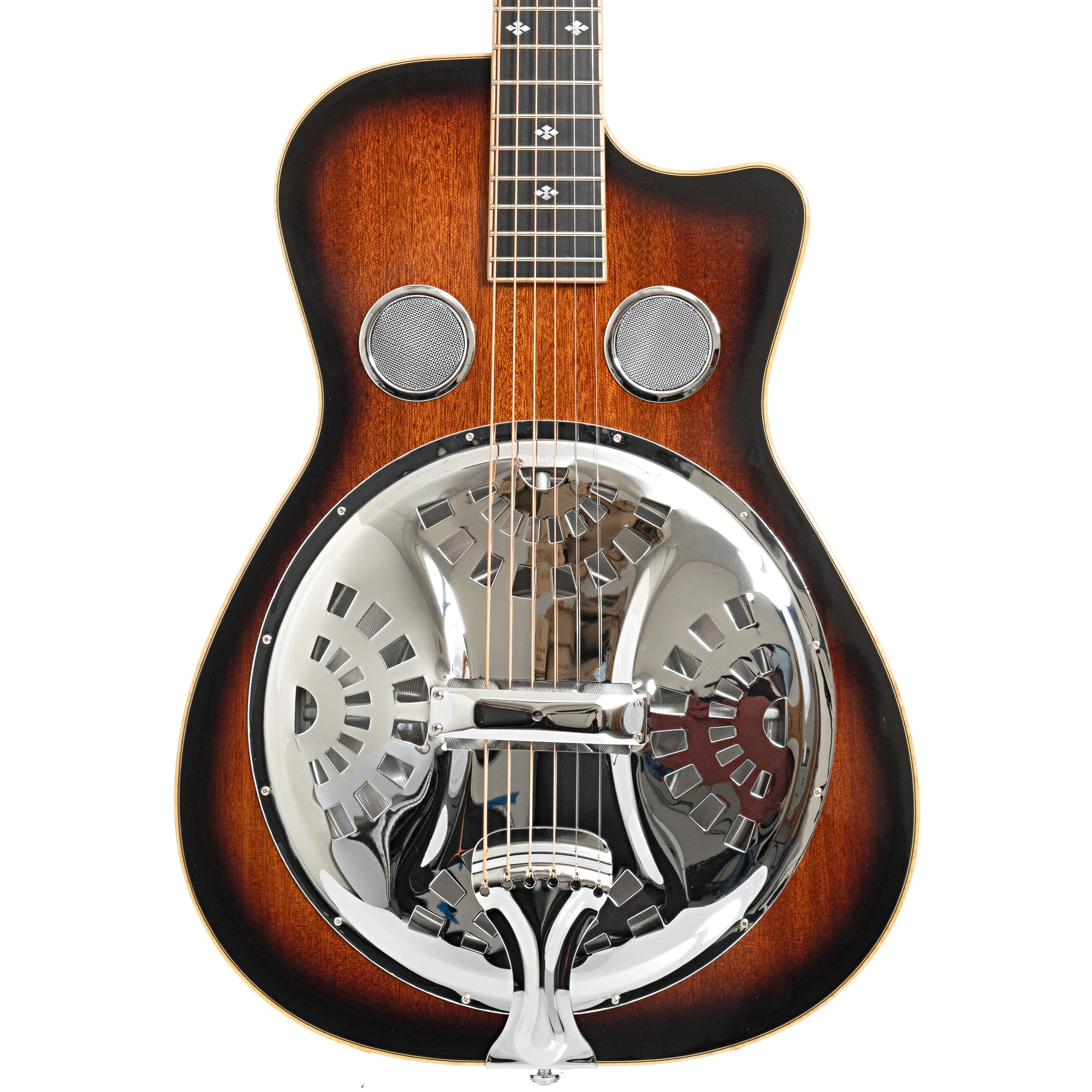 Beard Gold Tone PBR-CA Mahogany Cutaway Resophonic Guitar & Case - Image 2