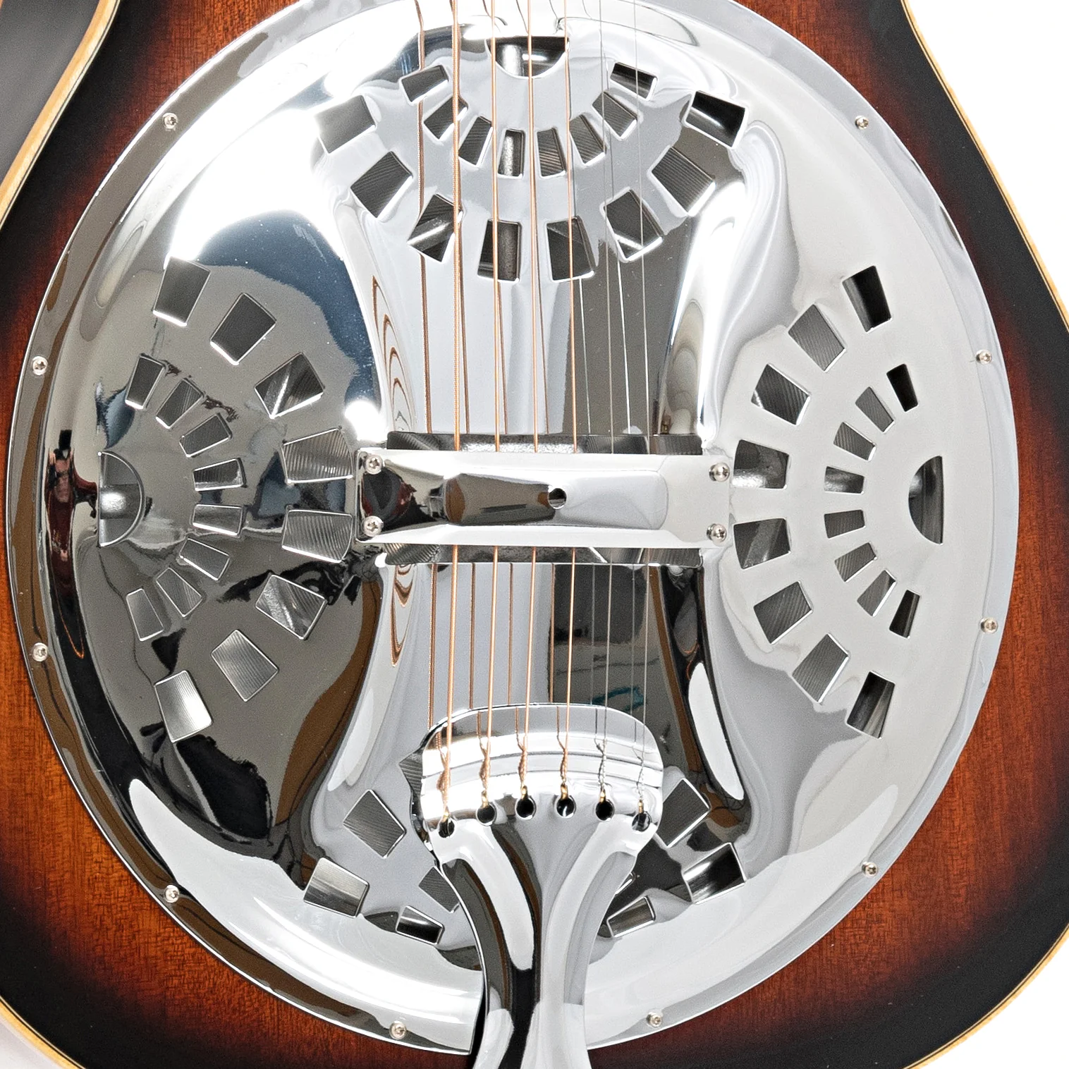 Beard Gold Tone PBR-CA Mahogany Cutaway Resophonic Guitar & Case - Image 4