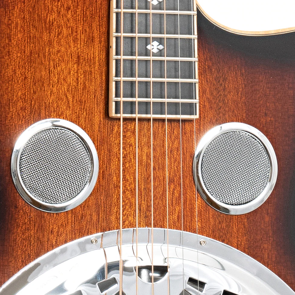 Beard Gold Tone PBR-CA Mahogany Cutaway Resophonic Guitar & Case - Image 5