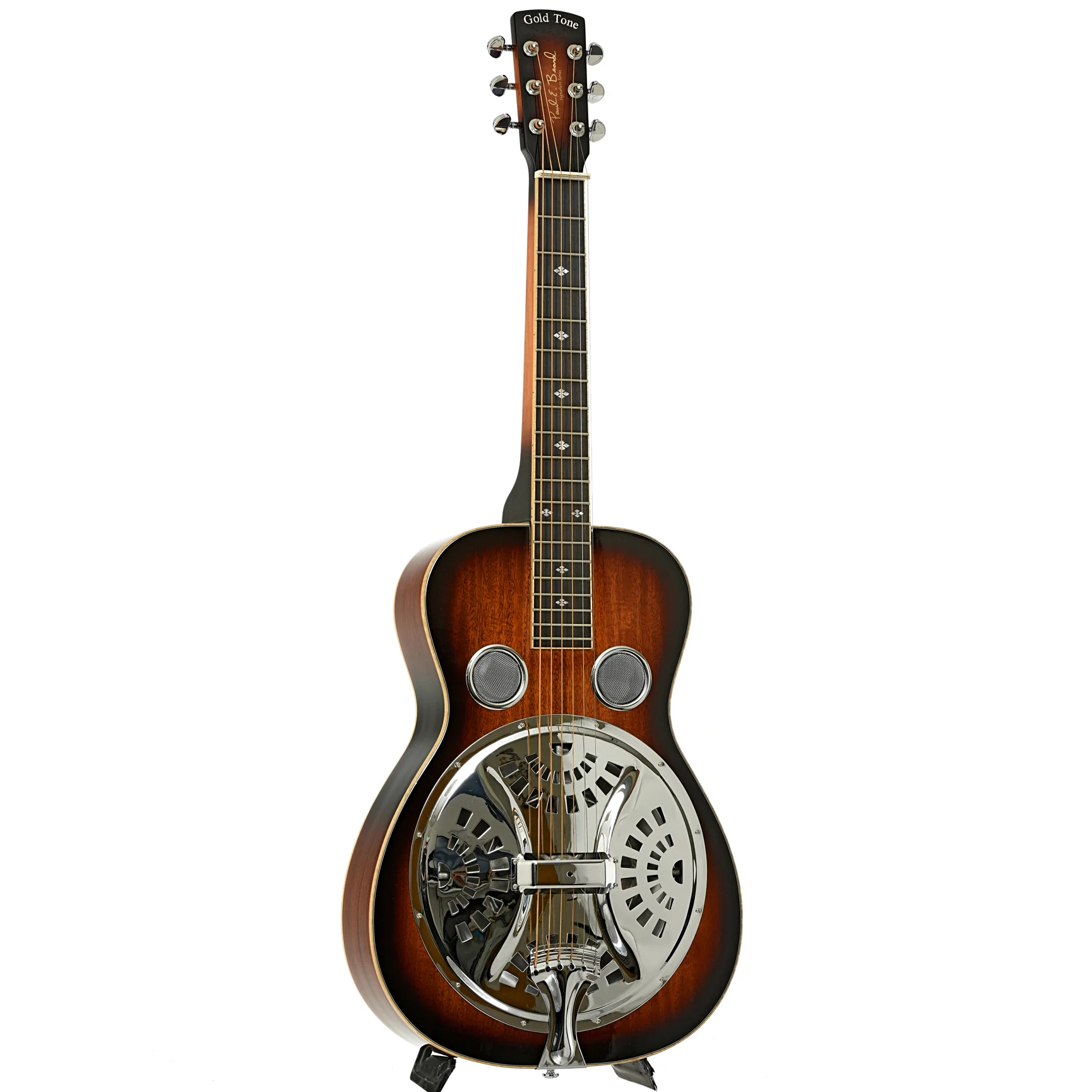 Gold Tone Beard PBS-M Squareneck Resonator Acoustic Guitar & Case - Image 4