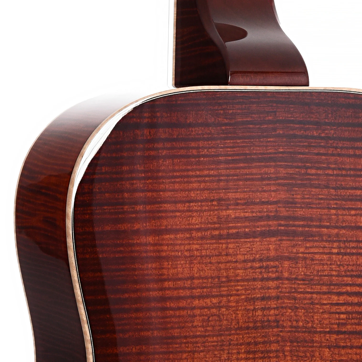 Beard Maple E Standard Squareneck Resonator Guitar & Case, Amber Sunburst - Image 8