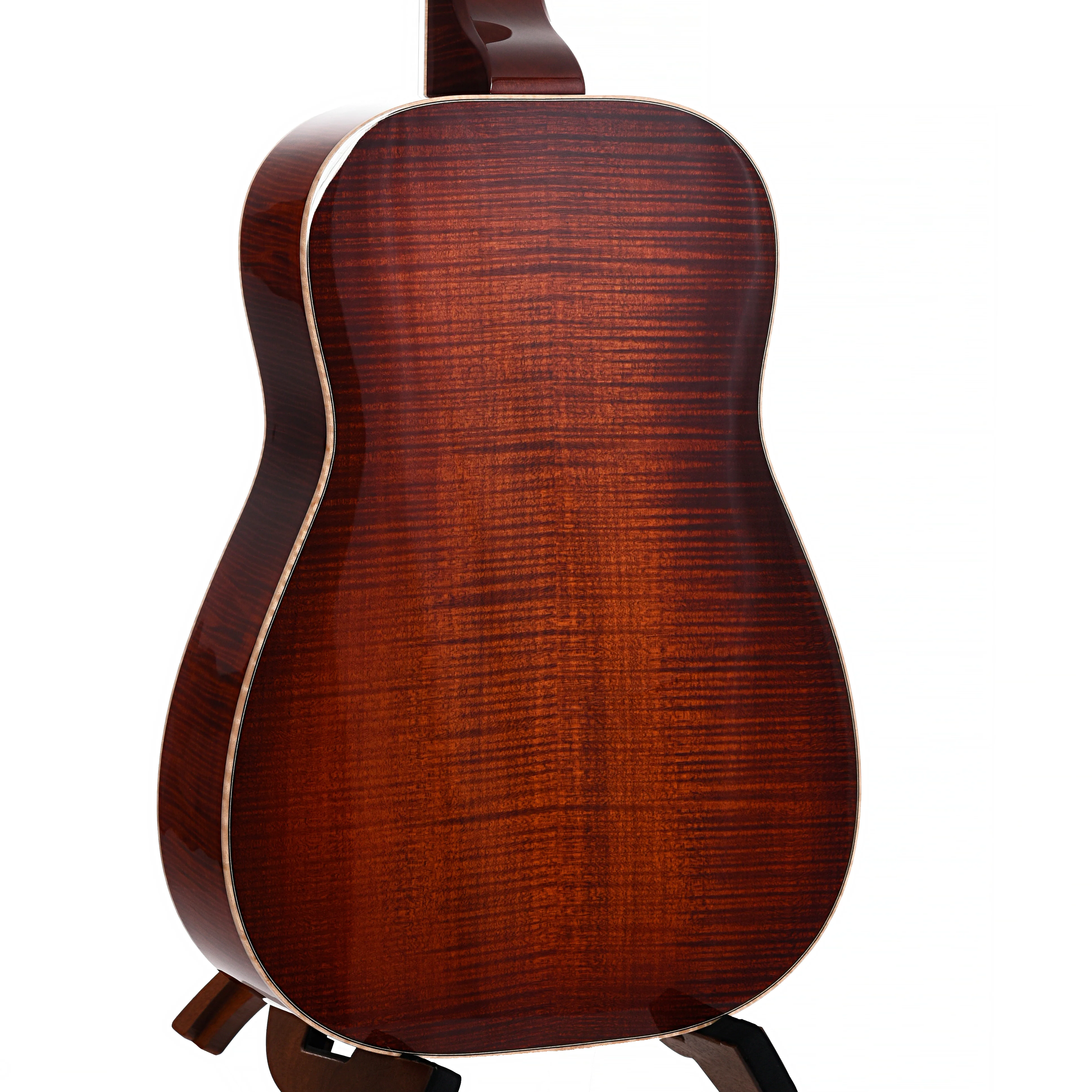 Beard Maple E Standard Squareneck Resonator Guitar & Case, Amber Sunburst - Image 9