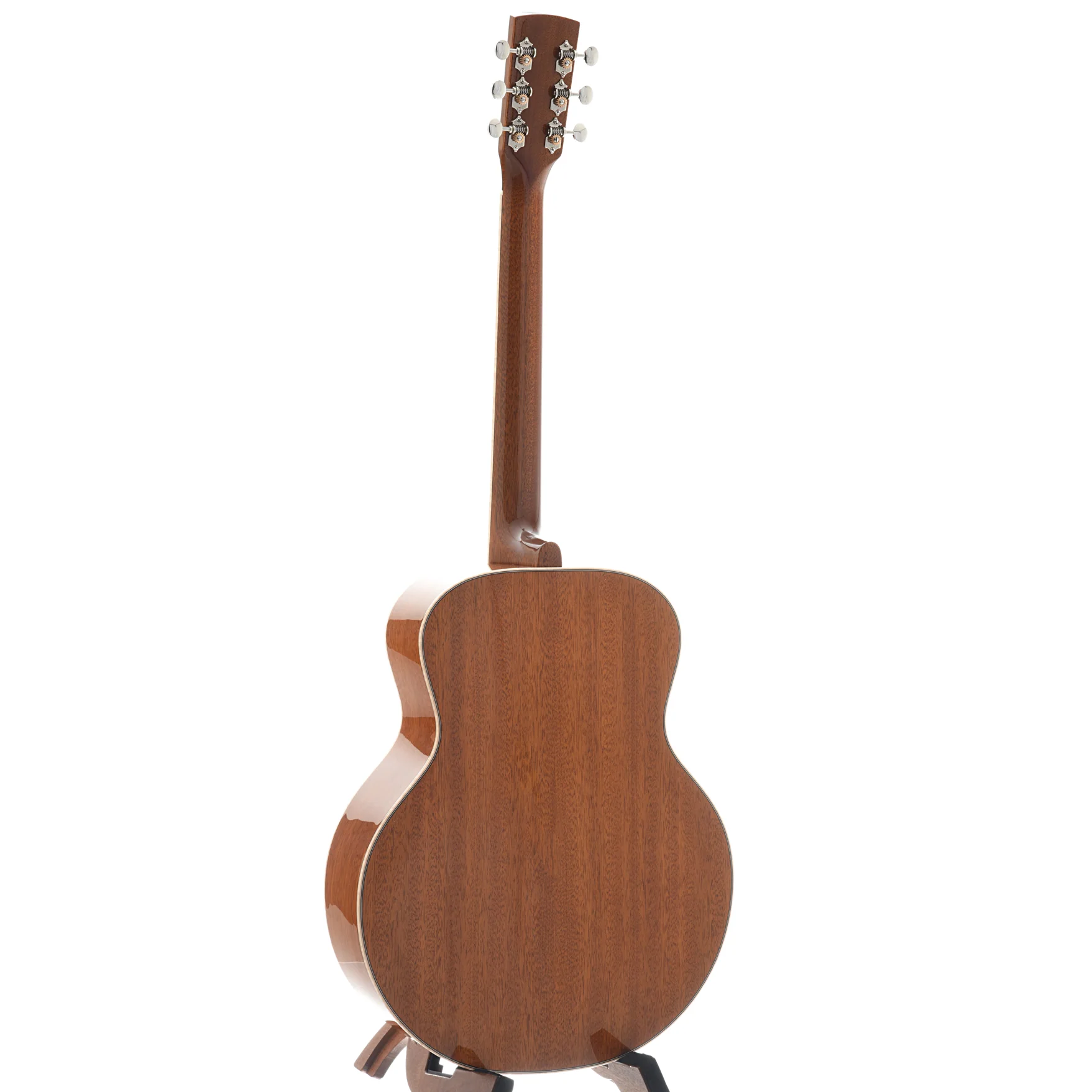 Beard Odyssey A-Model Roundneck Resonator Guitar & Case, Natural Finish - Image 12