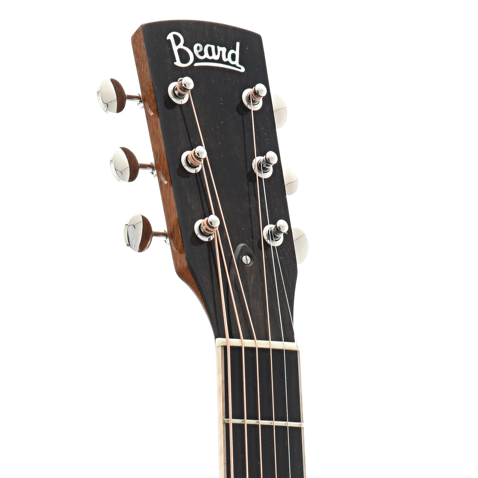 Beard Odyssey A-Model Roundneck Resonator Guitar & Case, Natural Finish - Image 8